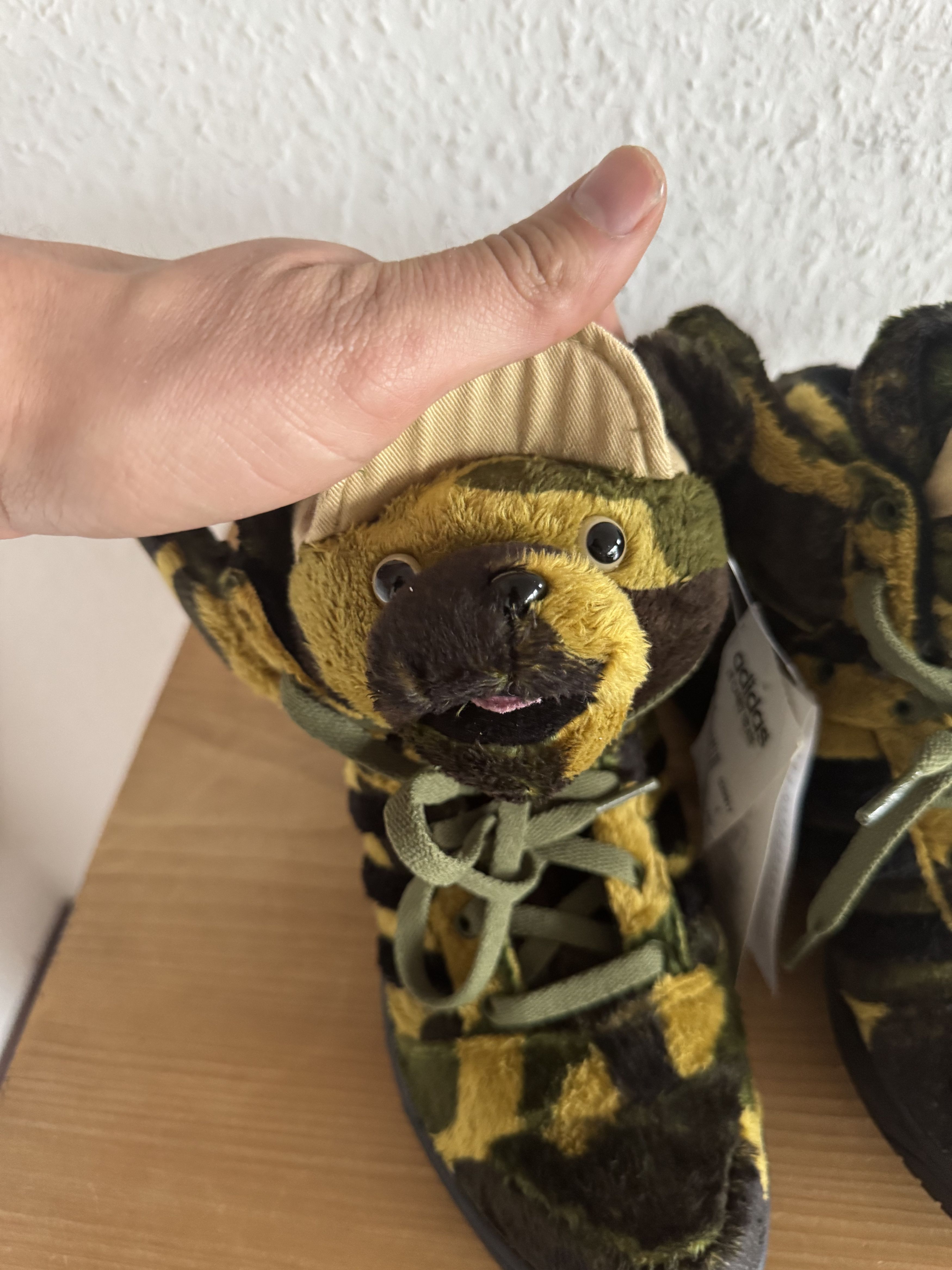 Adidas × Jeremy Scott JS Camo Teddy Bear Sneakers Size US 6.5 / EU 39-40 - 6 Thumbnail