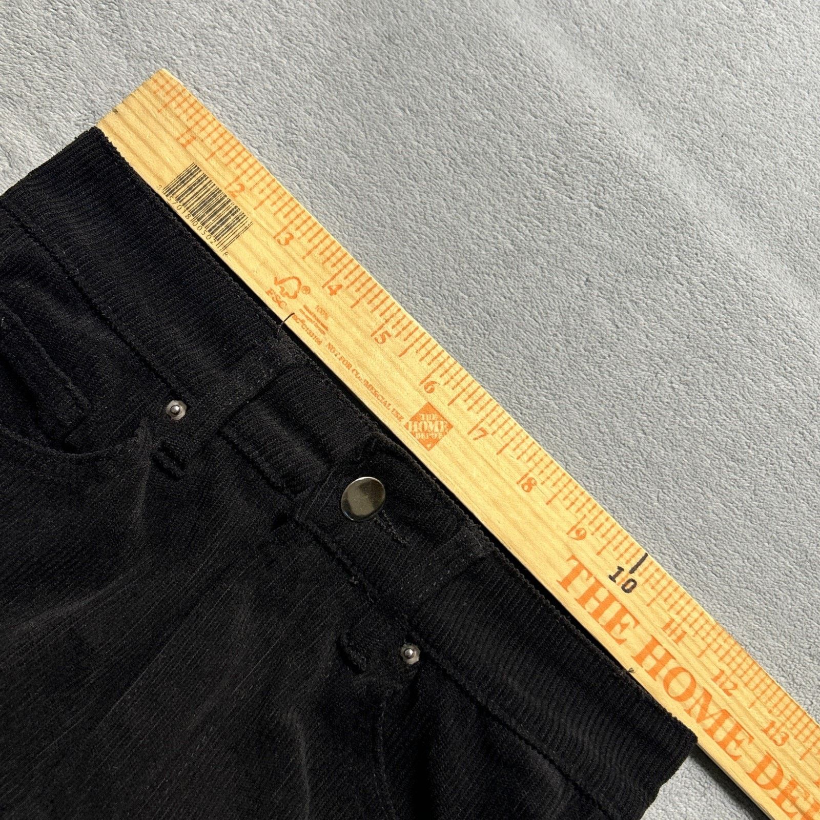 Croft & Barrow Corduroy Beyond Baggy Pants 24x26 Wide Leg Hamilton Baggie Size 26" / US 2 / IT 38 - 6 Thumbnail