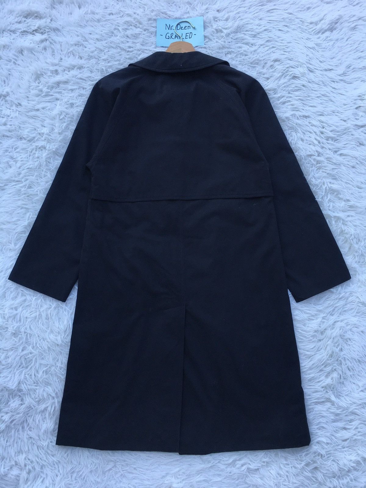 Burberry Rare Vintage Blueberry Long Coat Checkered Size S / US 4 / IT 40 - 14 Thumbnail