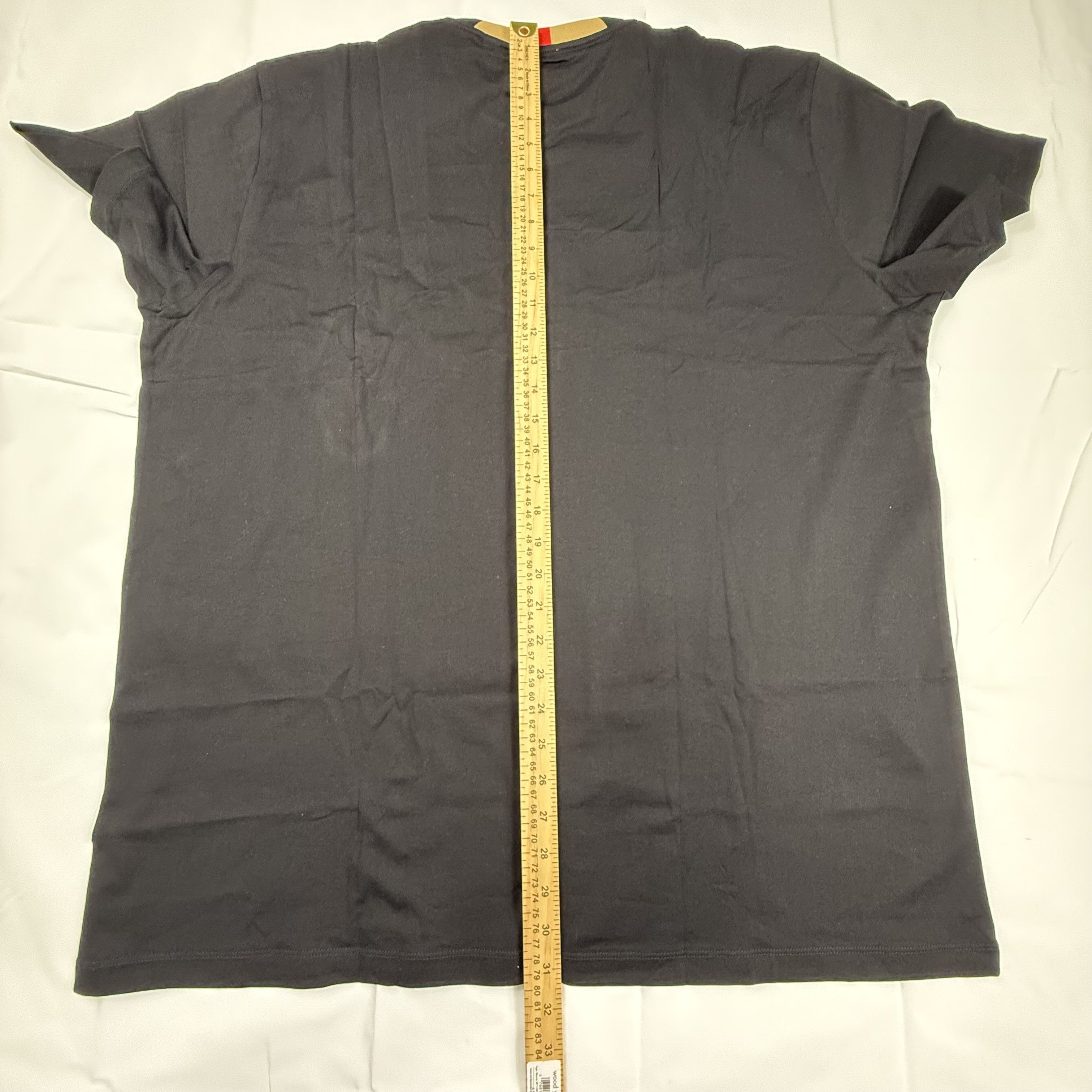 Burberry Burberry Jayson Cotton Logo T-Shirt Striped Ribbed Collar XL Size US XL / EU 56 / 4 - 11 Thumbnail