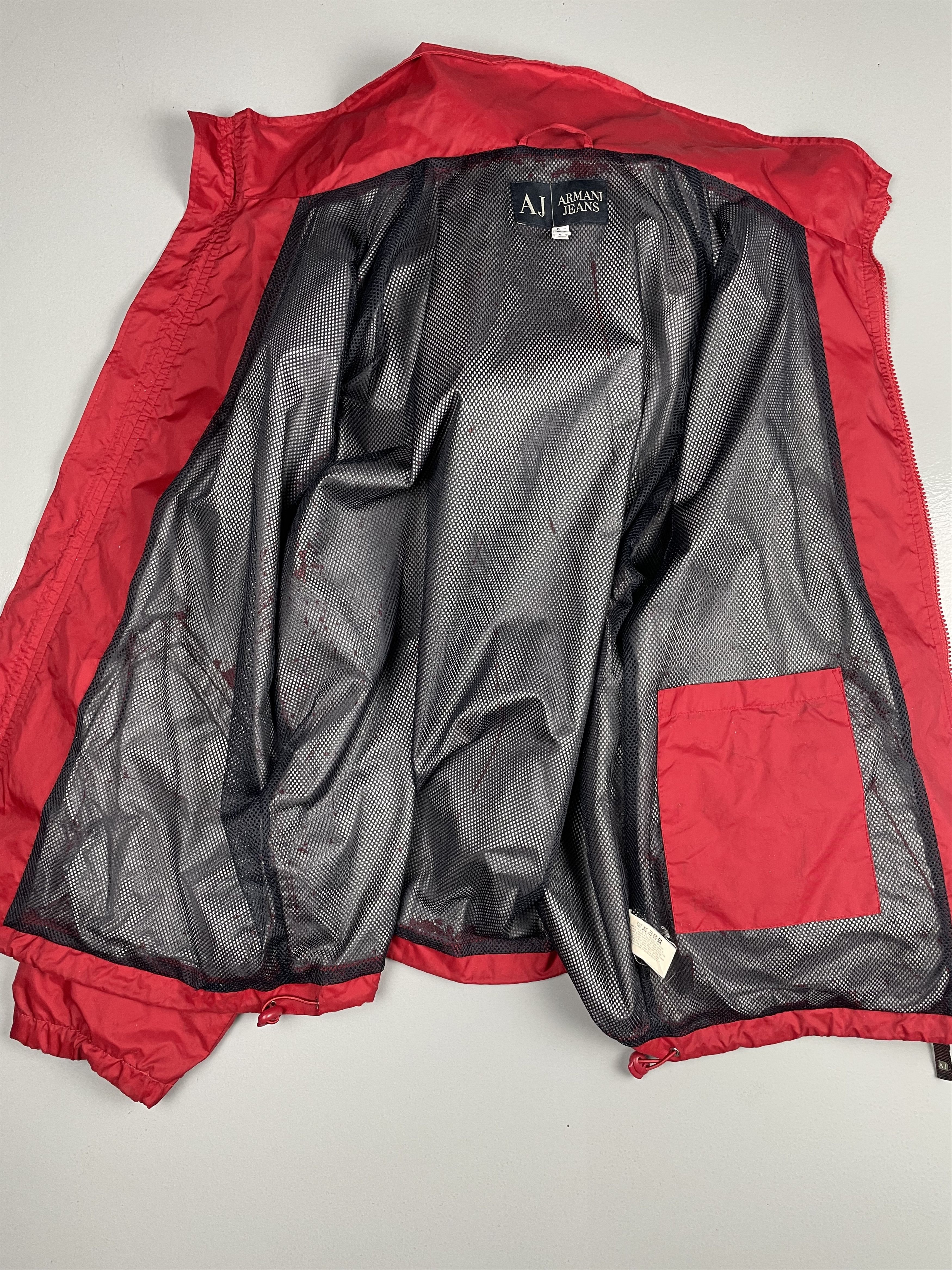 Armani vintage Armani Jeans windbreaker with packable hood Size US M / EU 48-50 / 2 - 14 Thumbnail