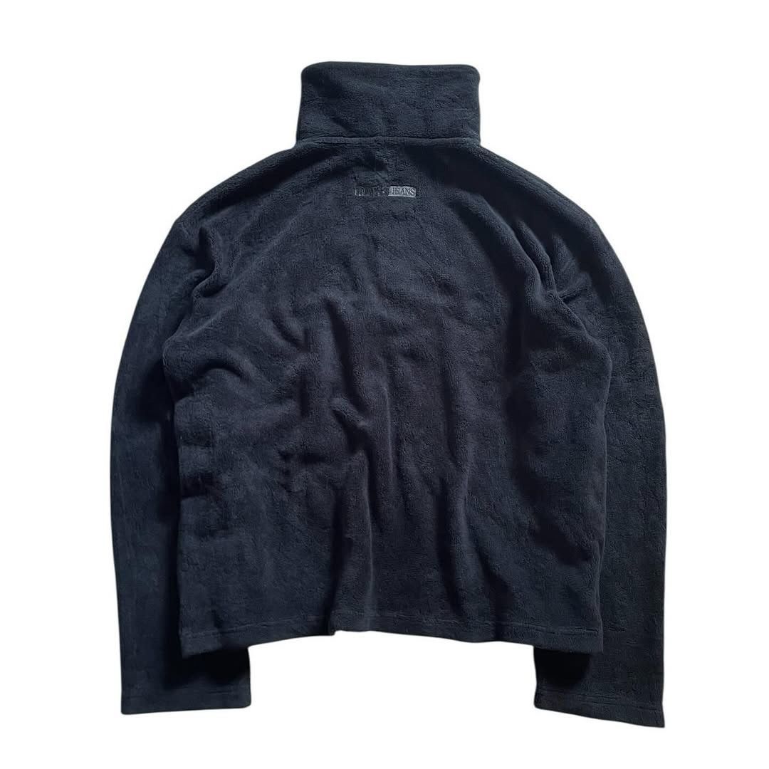 Giorgio Armani 90’s Armani Jeans Quarter-Zip Fleece Pullover (Boxyfit) Size US XS / EU 42 / 0 - 2 Thumbnail