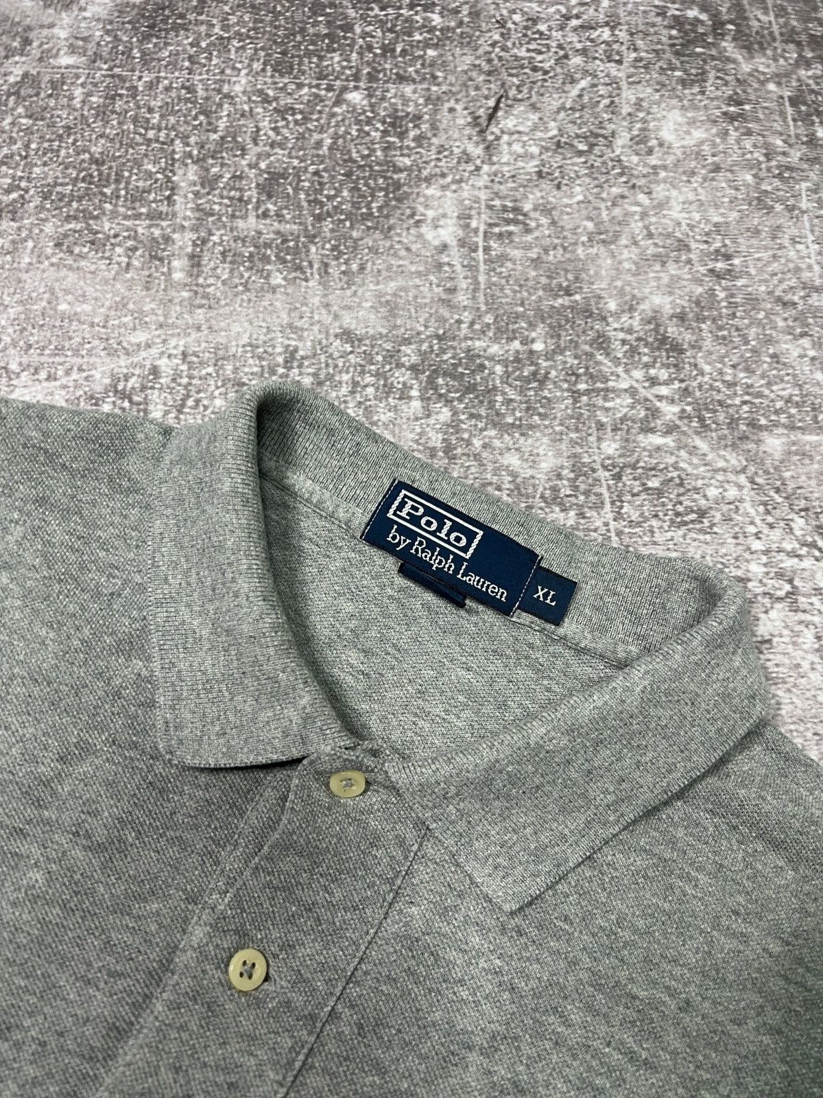Polo Ralph Lauren Vintage Polo Ralph Lauren Rugby Shirt Gray Longsleeve Size US XL / EU 56 / 4 - 4 Thumbnail