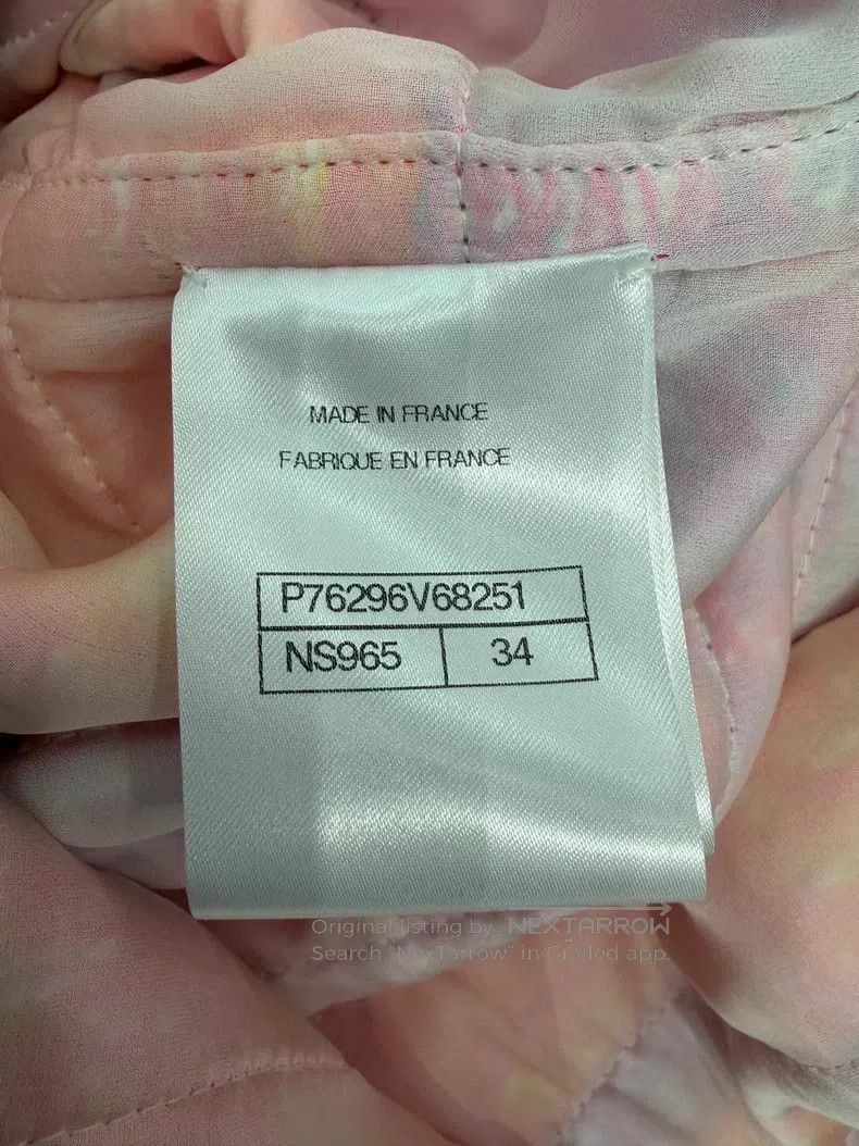 Chanel Chanel Pink and white gradient letter logo bathrobe tweed Size XXS / US 00 / IT 34 - 6 Thumbnail