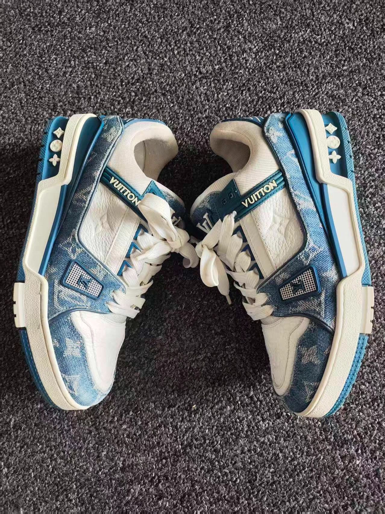 Louis Vuitton Louis Vuitton Trainer Fashion Low-Top Sneakers K13 Size US 7.5 / IT 37.5 - 5 Thumbnail