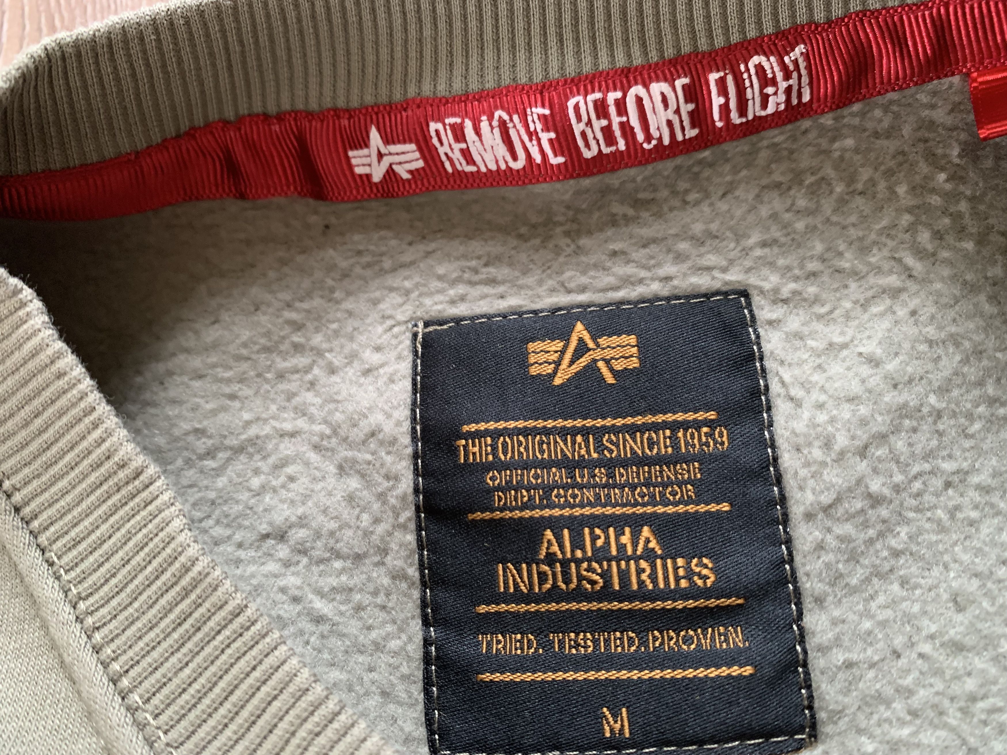Alpha Industries × Vintage Alpha Industries Vintage Printed Sweatshirt Size US M / EU 48-50 / 2 - 7 Thumbnail