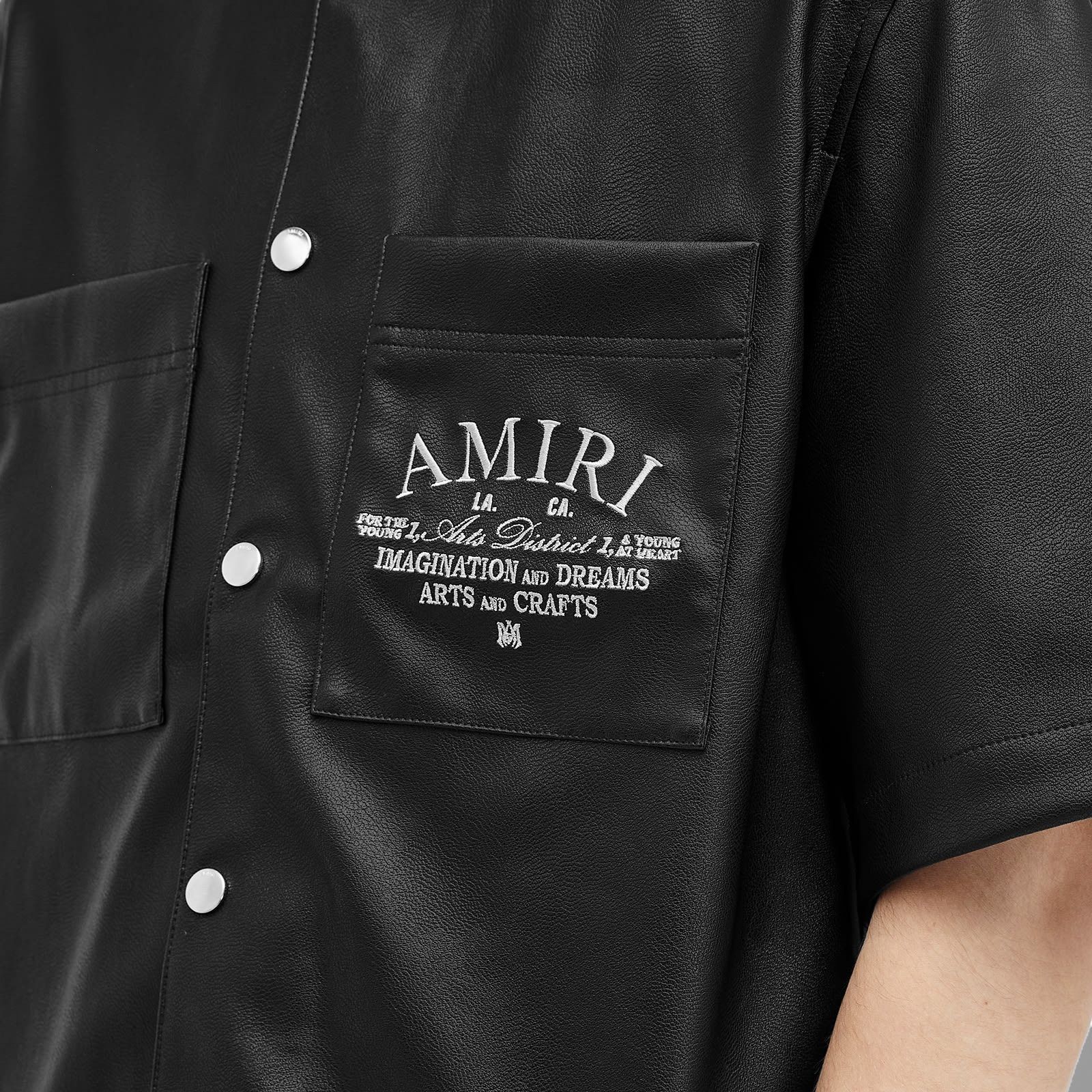 Amiri o1w1db10925 Arts District Button Up Shirt in Black Size US XL / EU 56 / 4 - 5 Thumbnail