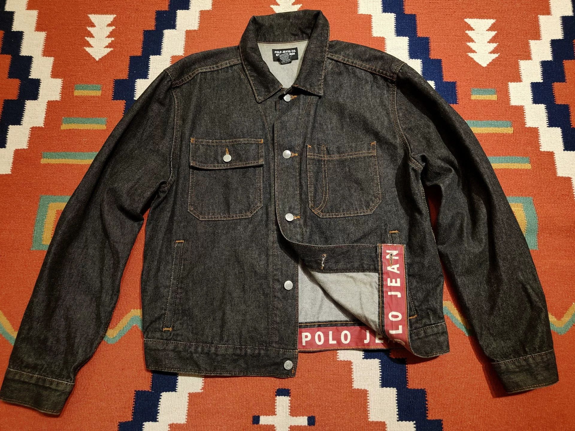 Polo Ralph Lauren Vintage Polo Ralph Lauren Denim Jacket Size US L / EU 52-54 / 3 - 1 Thumbnail