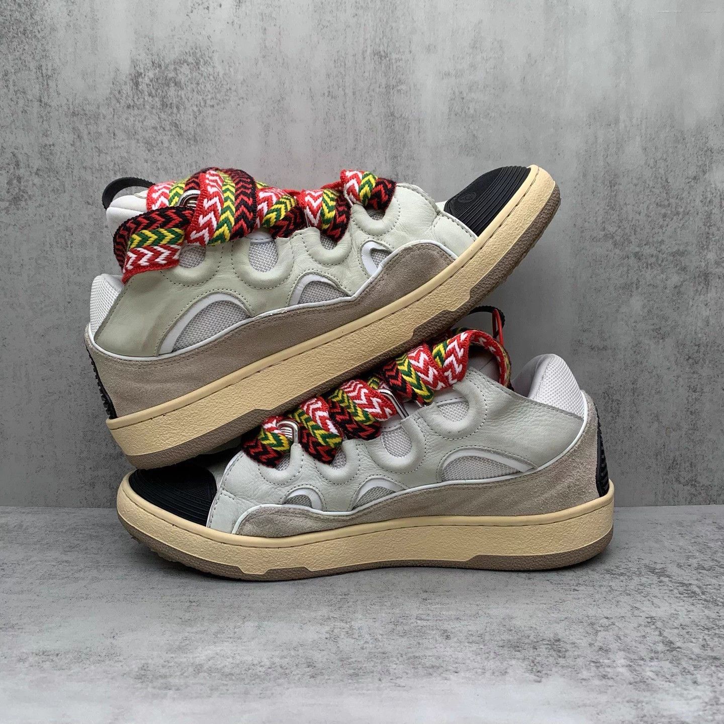 Lanvin Lanvin White Bread Sneakers 42 95 New Box & Accs YY693 Size US 9 / EU 42 - 3 Thumbnail