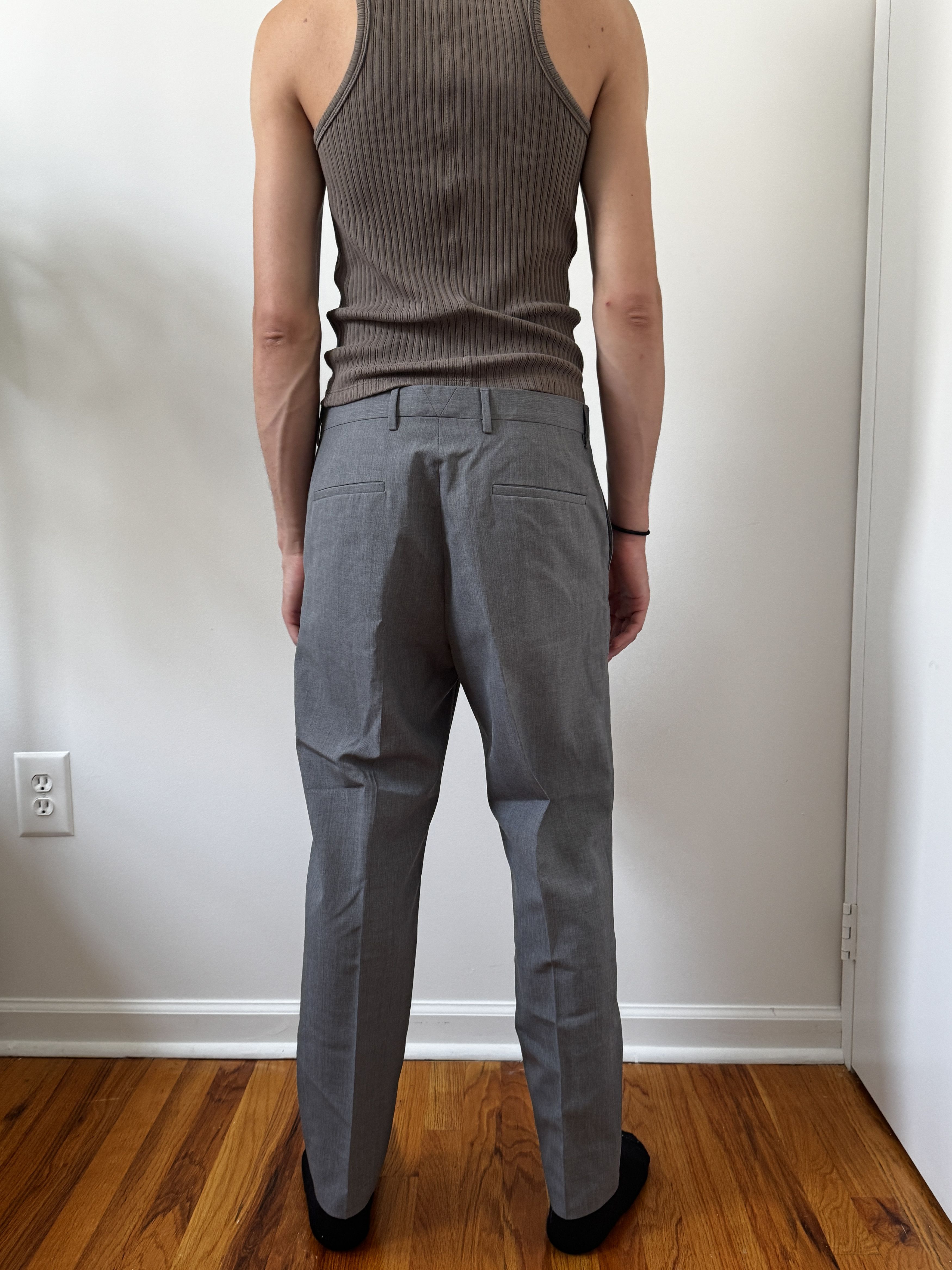 Prada PRADA GREY DRESS SUIT PANTS Size 50R - 2 Thumbnail