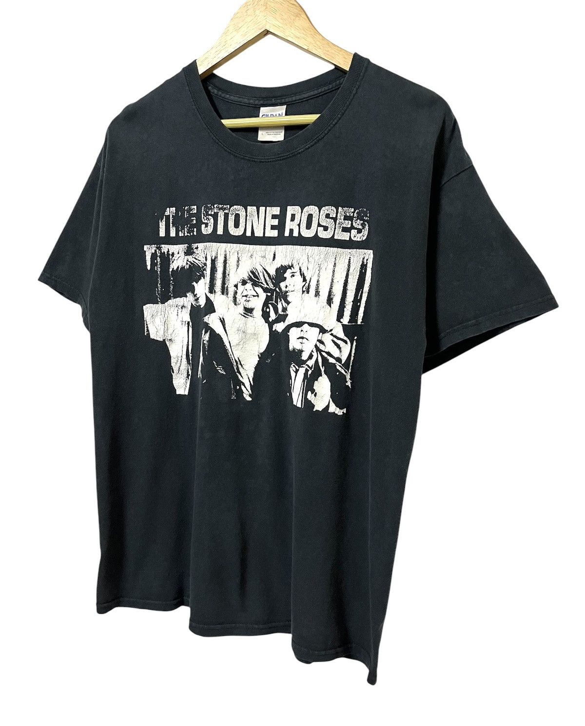 Band Tees × Vintage VINTAGE 00s THE STONE ROSES INDIE BRITPOP ROCK BAND TSHIRT Size US L / EU 52-54 / 3 - 4 Thumbnail