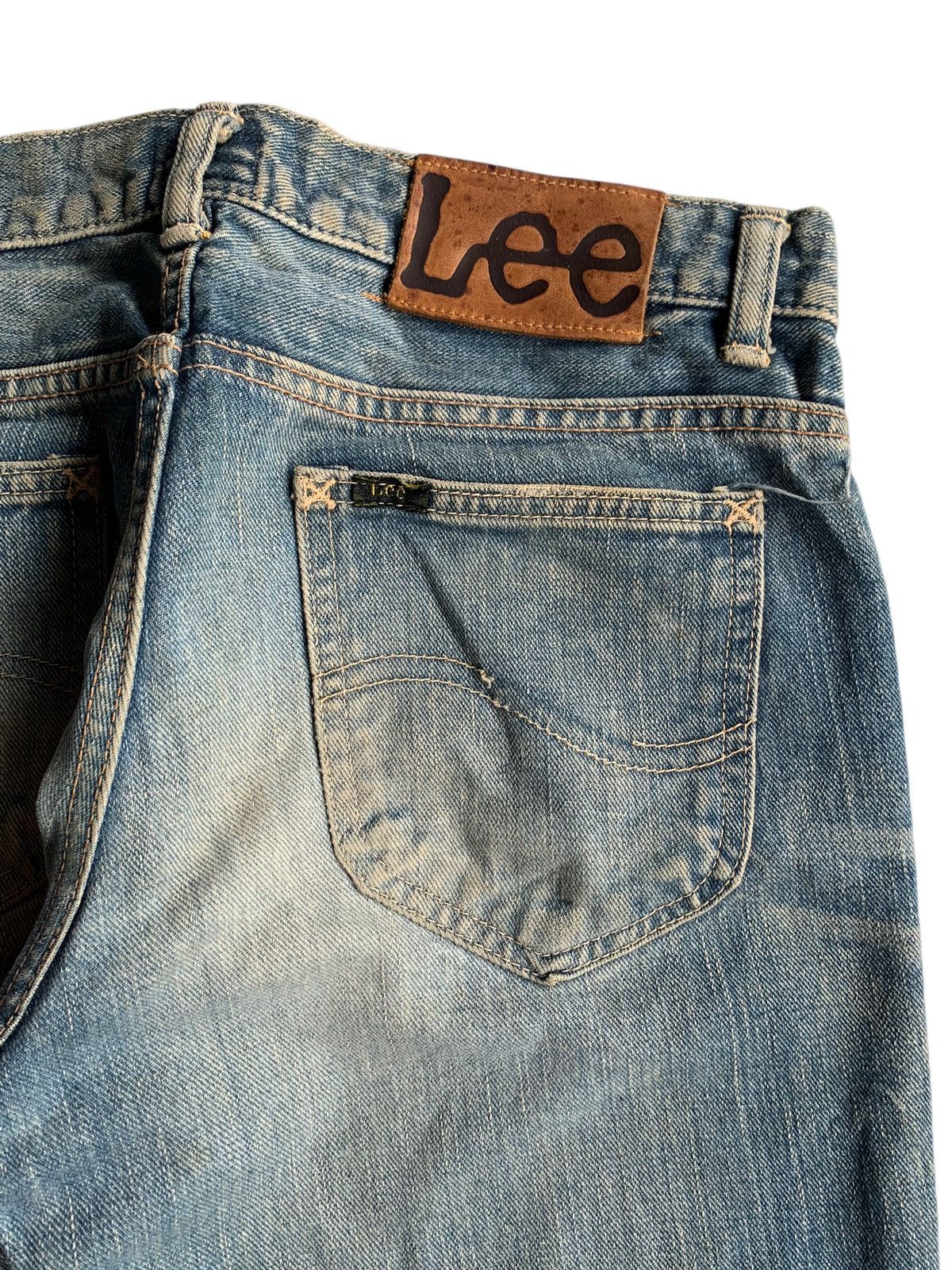 Jean × Lee Vintage Lee Riders Selvedge Distressed Denim Size US 30 / EU 46 - 14 Thumbnail