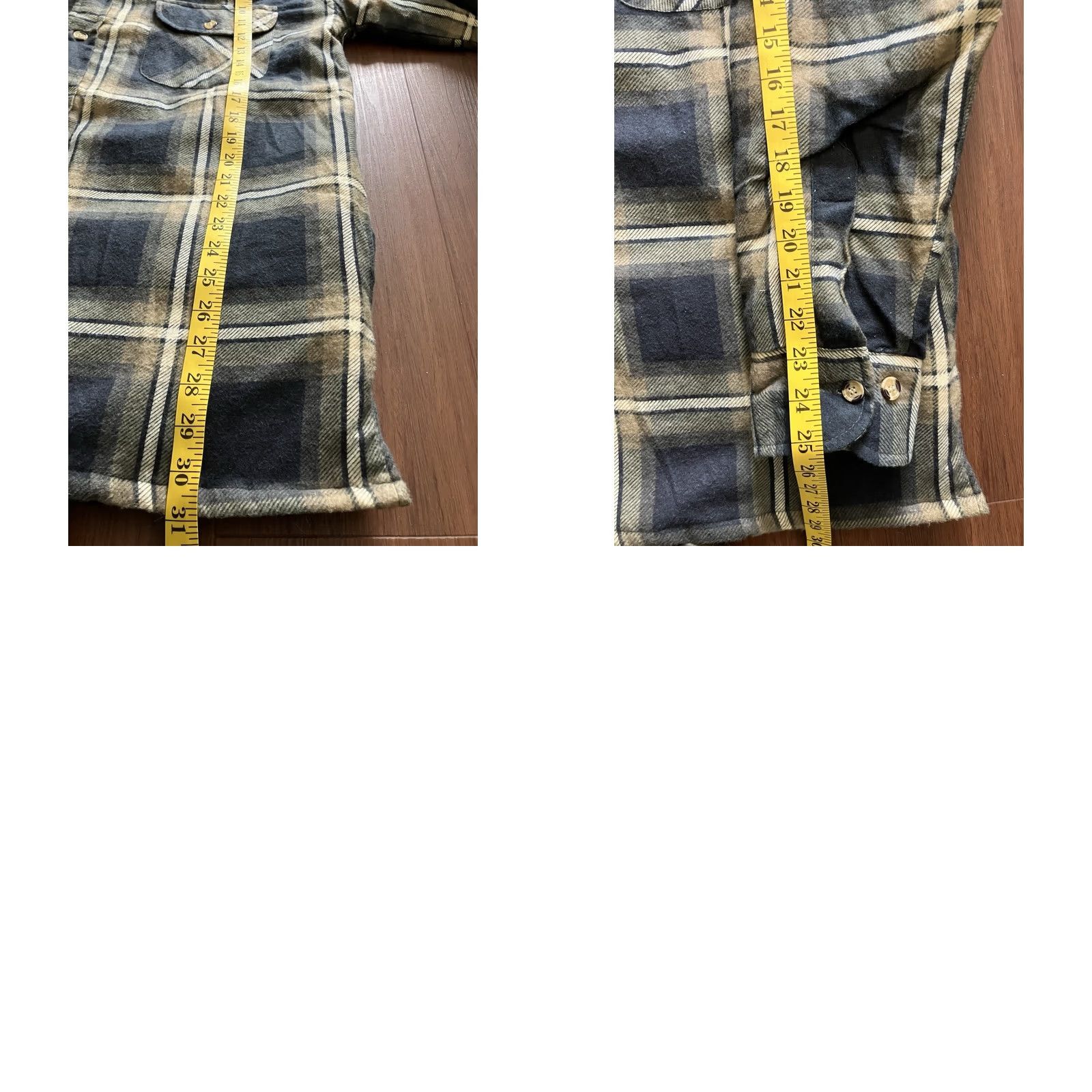 Bugle Boy VINTAGE Bugle Boy Plaid Quilted Lined Flannel Shirt Jacket Zip Hoodie M Mens Shacket Size US M / EU 48-50 / 2 - 8 Thumbnail