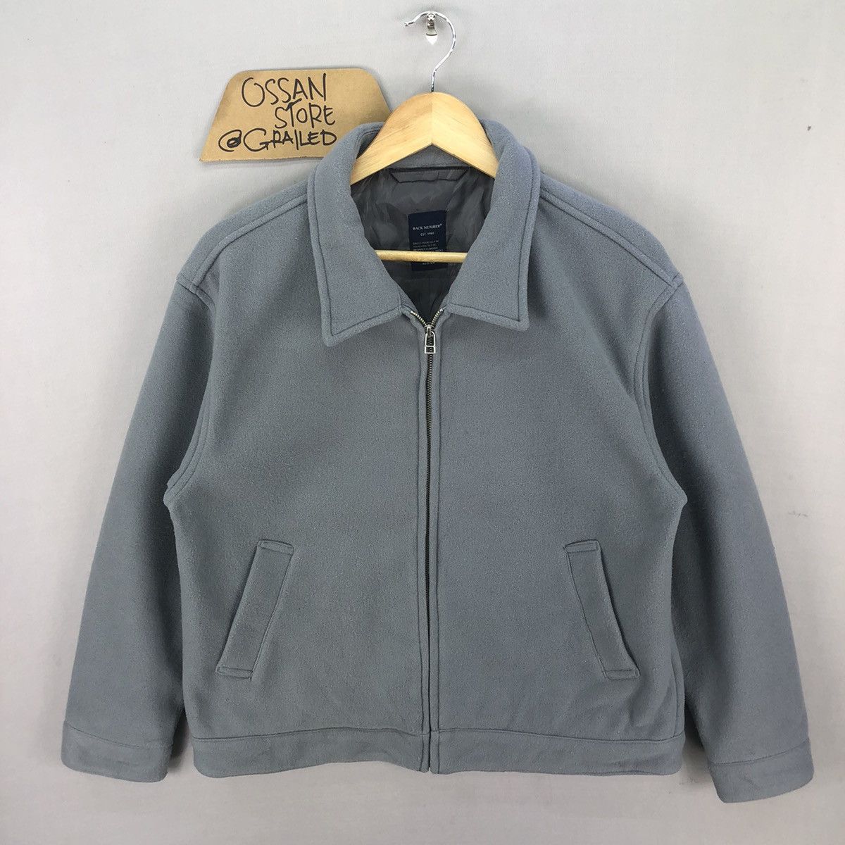 Japanese Brand Back Number Old Money Minimalist Wool Jacket Size US M / EU 48-50 / 2 - 1 Thumbnail