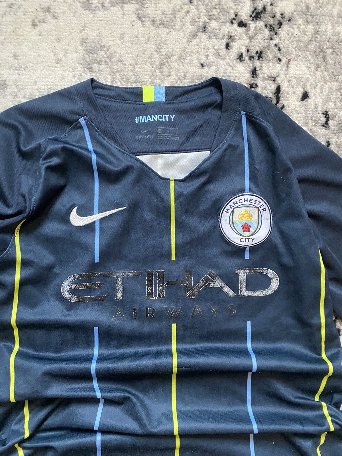 Nike × Vintage Manchester City De Bruyne 2015 2016 football soccer jersey Size US S / EU 44-46 / 1 - 7 Thumbnail