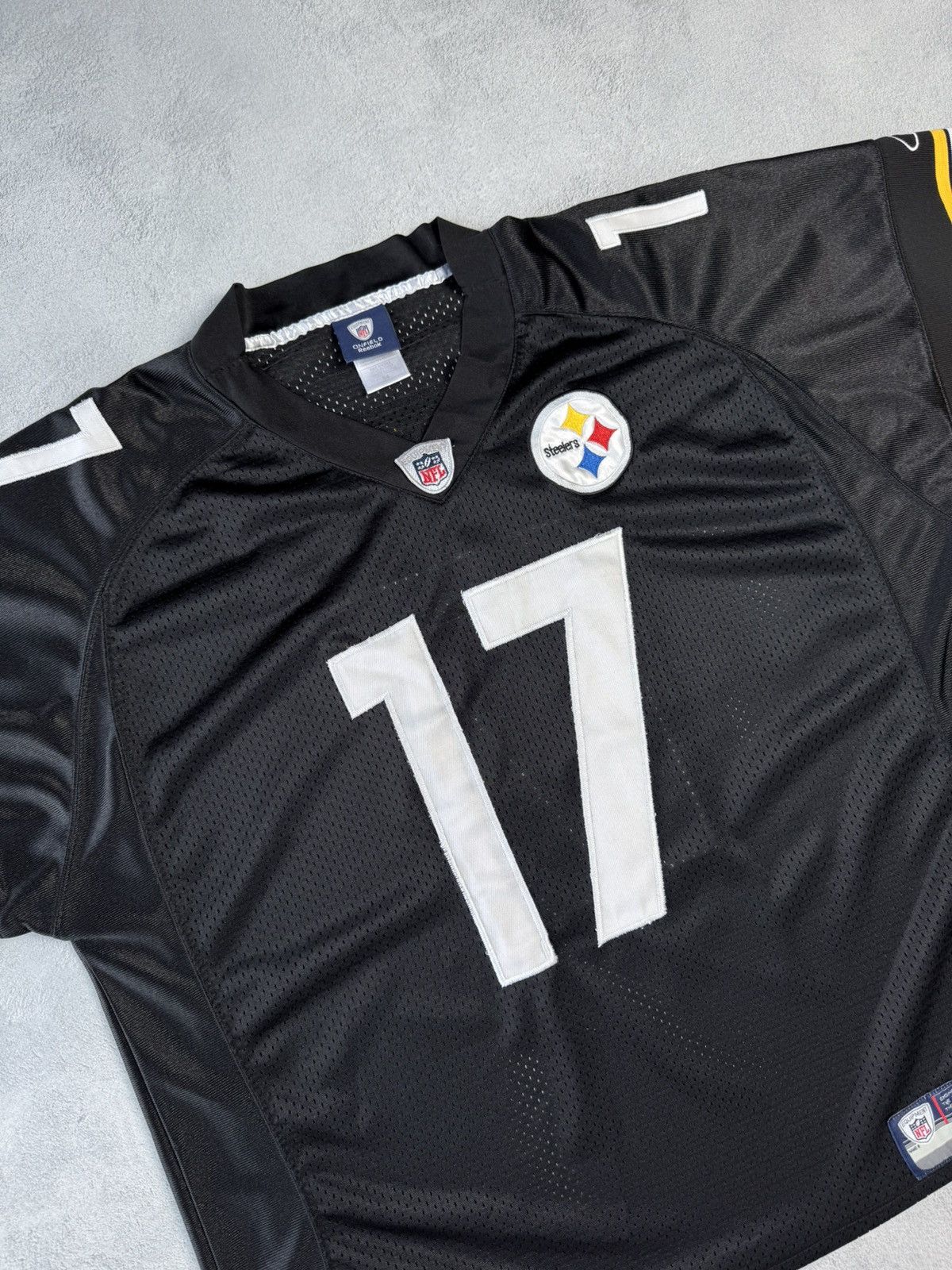 Reebok Pittsburgh Steelers NFL Jersey Reebok #17 Mike Wallace Size US L / EU 52-54 / 3 - 3 Thumbnail