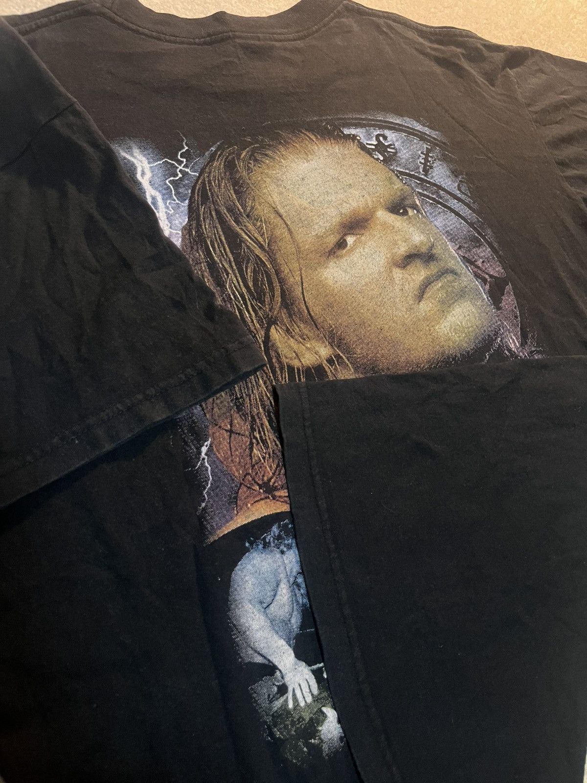WCW/nWo 1999 TRIPLE H WCW Wrestling Rare Boot Tee 22x28 Size US L / EU 52-54 / 3 - 10 Thumbnail
