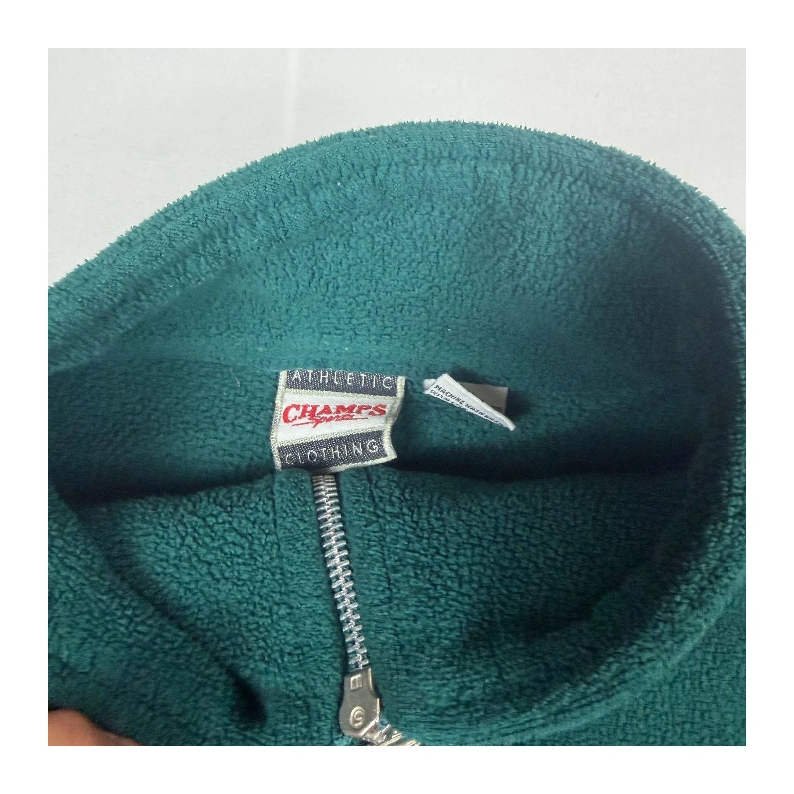 Vintage Vintage 90s Champs Sports Quarter Zip Fleece XL Forest Green Size US XL / EU 56 / 4 - 5 Thumbnail