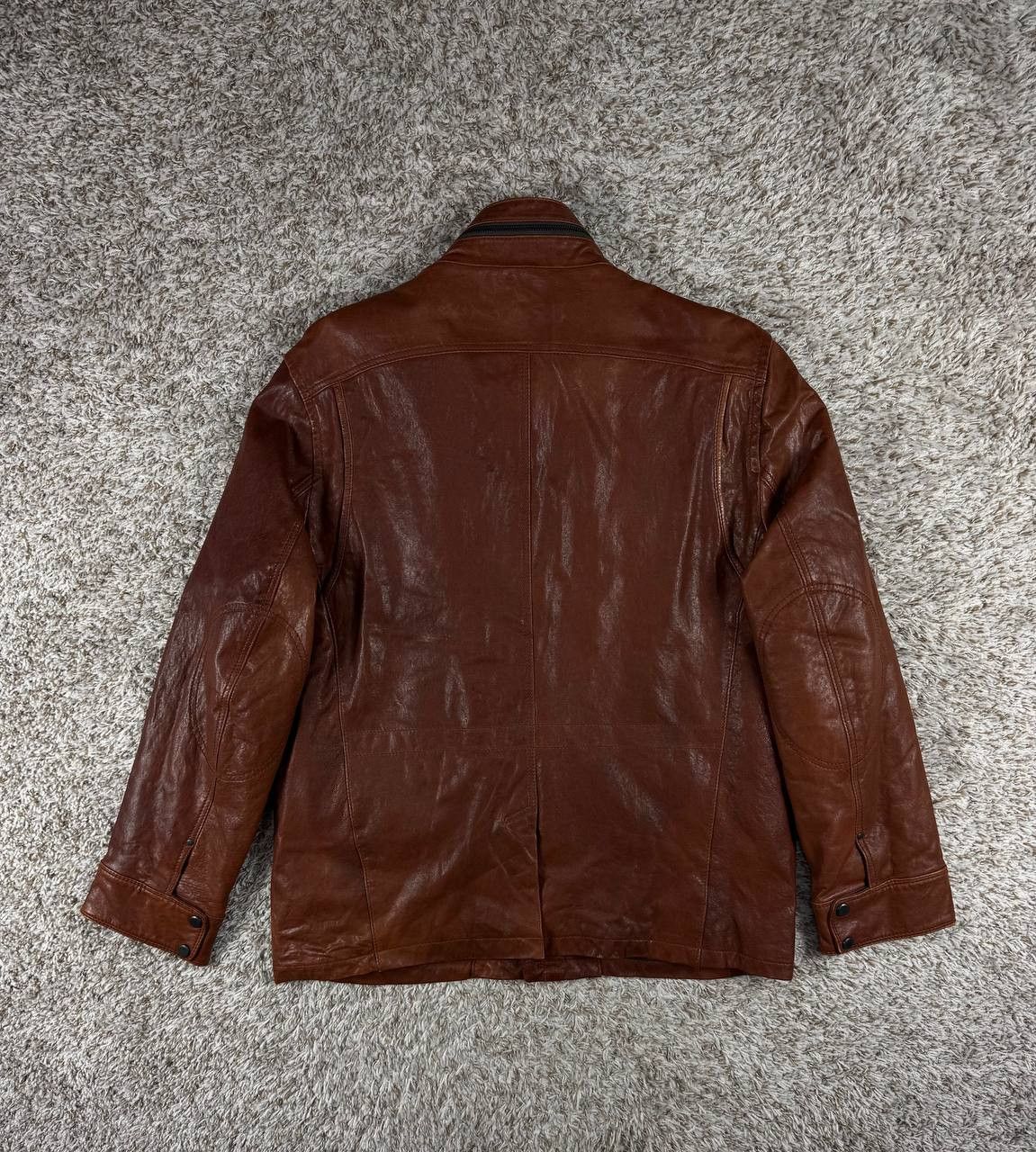 Andrew Marc Andrew Marc Leather Field Jacket Military Style Multi Pocket Size US L / EU 52-54 / 3 - 17 Thumbnail