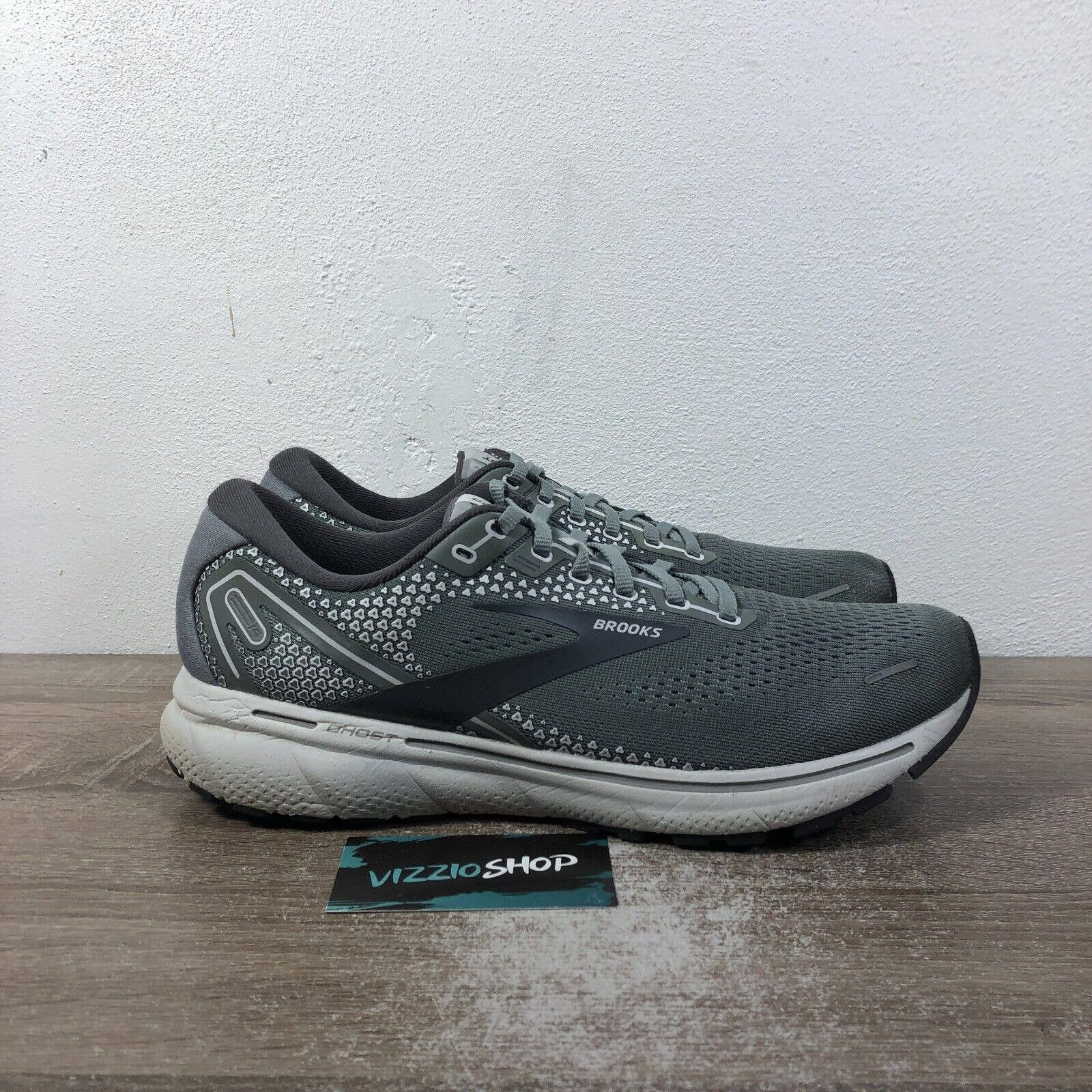 Brooks Brooks Ghost 14 Grey Alloy Oyster Running Men's 10 D Medium ...