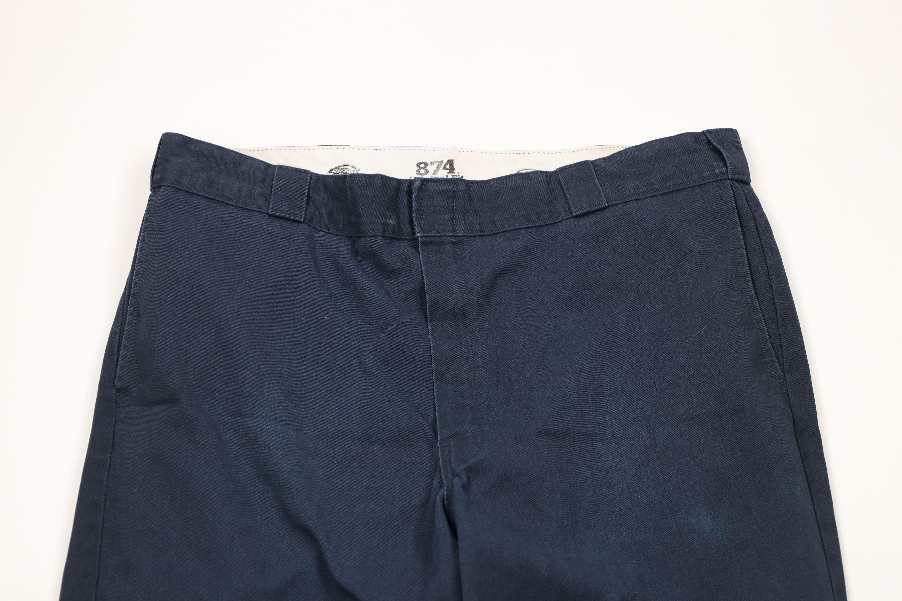 Dickies × Vintage Vintage Dickies Out Wide Leg Mechanic Work Pants Navy Blue Size US 38 / EU 54 - 2 Thumbnail