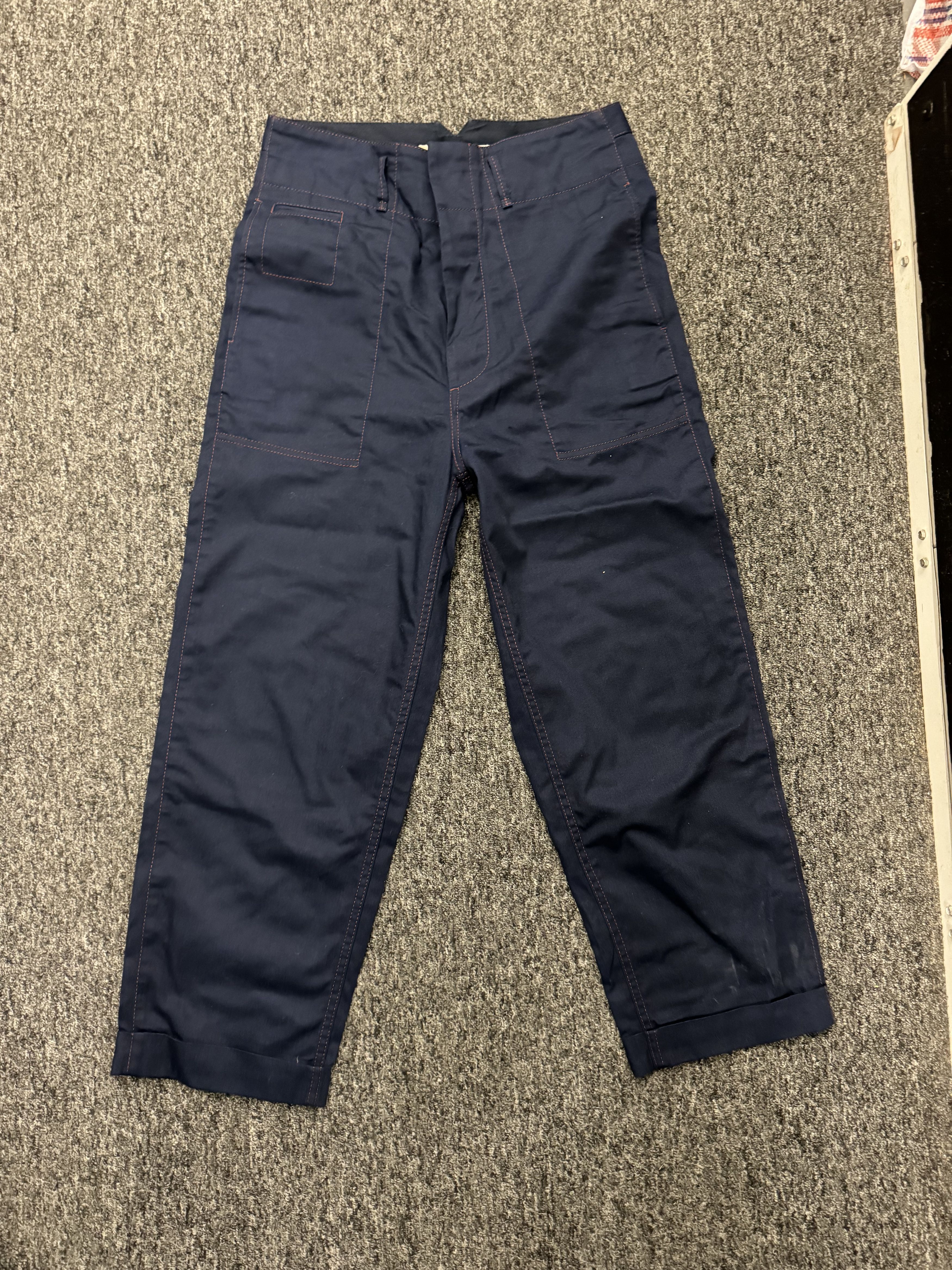 Marni Marni Contrast Stitch Workwear Cotton Pant Size US 28 / EU 44 - 4 Thumbnail