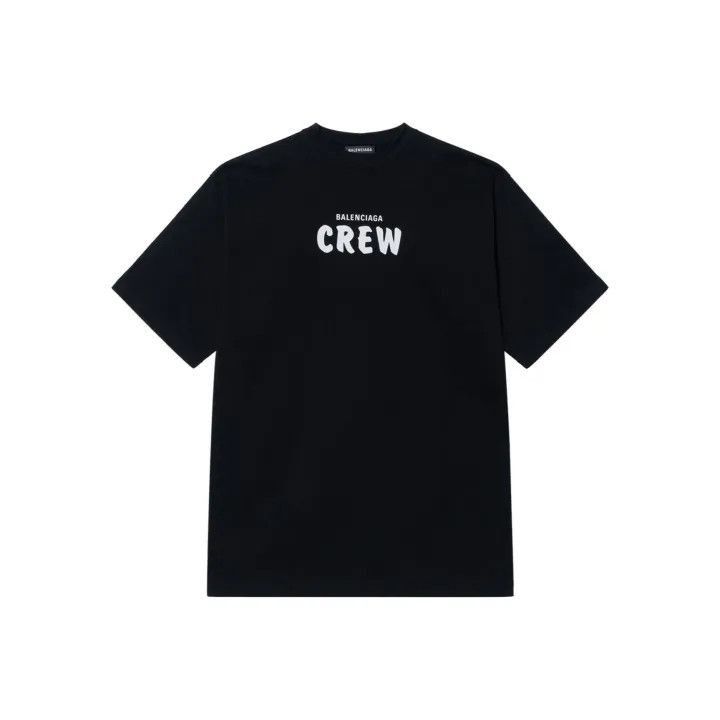 Balenciaga Balenciaga Balenciaga Black Logo Print Short Sleeve TShirt Size US XS / EU 42 / 0 - 1 Thumbnail