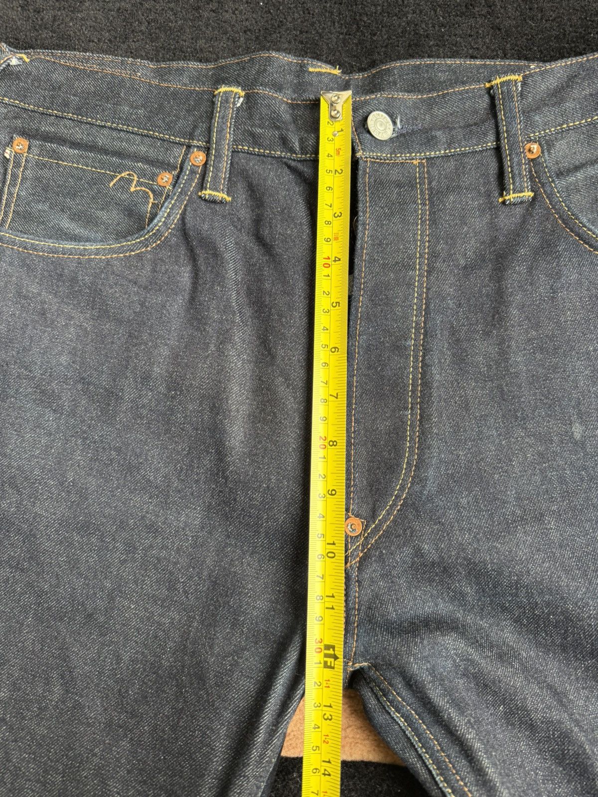 Evisu EVISU red daicock and white flower style jeans！size：36x34 Size US 36 / EU 52 - 14 Thumbnail