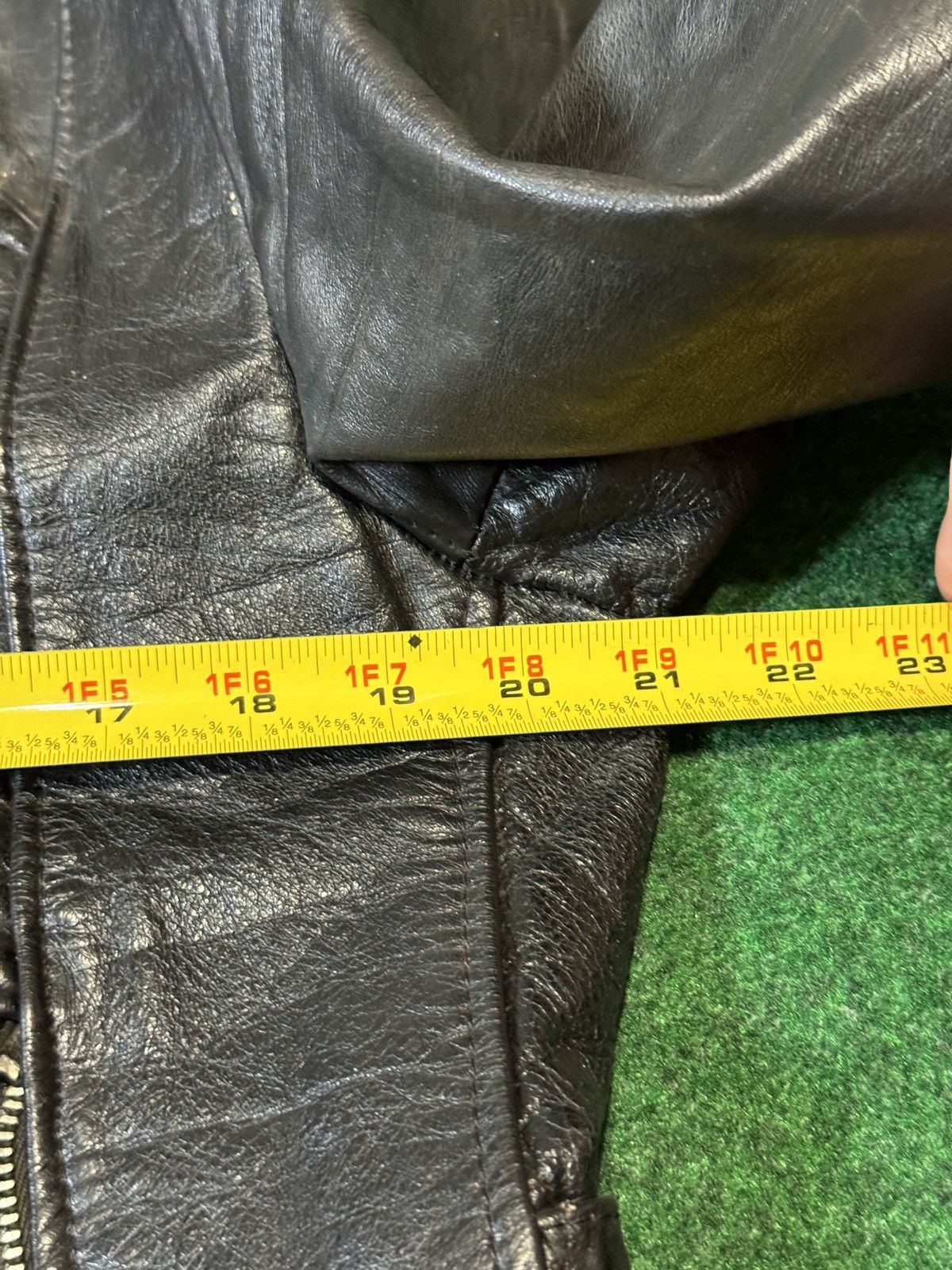 Vintage Vintage 60s 70s Leather Biker Cafe Racer Serval Jacket Size US M / EU 48-50 / 2 - 7 Thumbnail