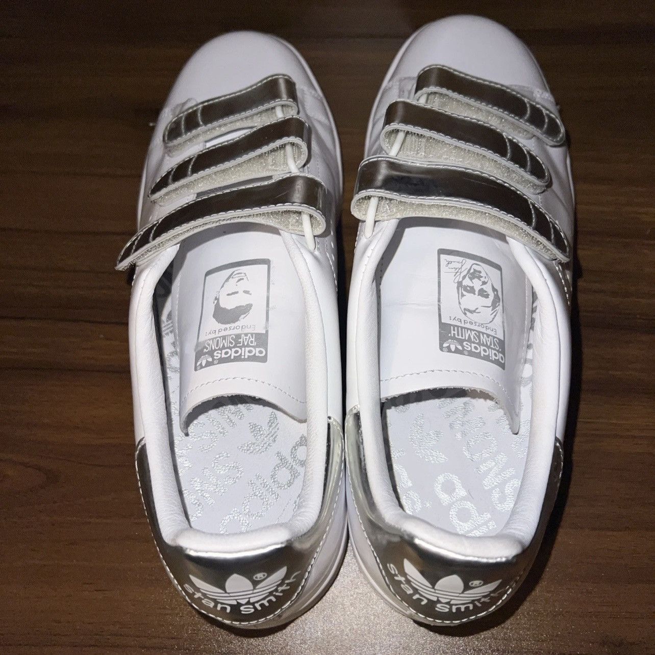 Adidas × Raf Simons FW16 Adidas Raf Simons Stan Smith Comfort White & Silver Size US 9.5 / EU 42-43 - 8 Thumbnail