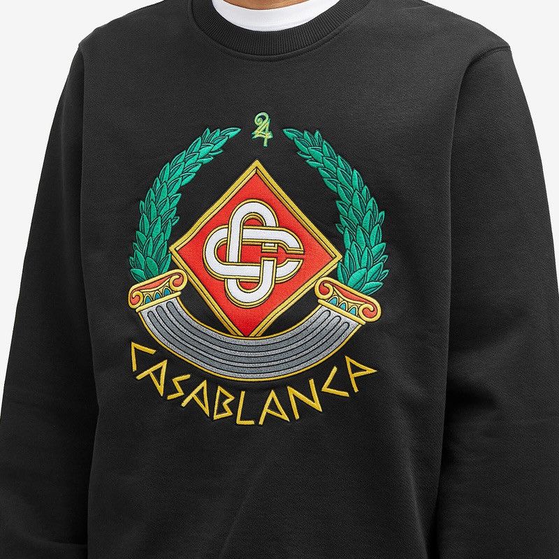 Casablanca ❗️NEW 🇫🇷 Casablanca Tennis Club Embroidered Crest Sweatshirt Size US L / EU 52-54 / 3 - 6 Thumbnail