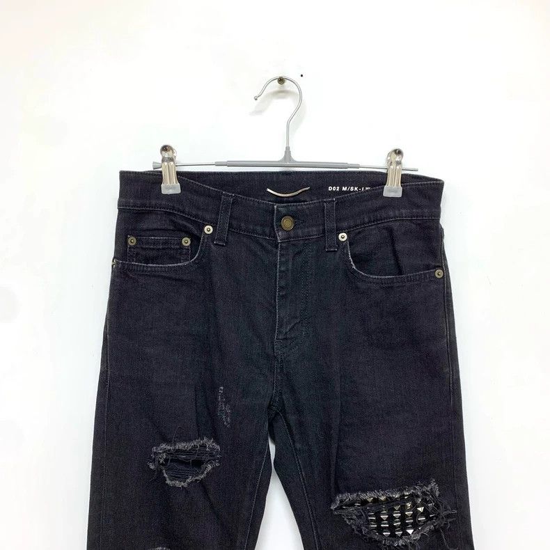 Saint Laurent Paris saint Laurent parisBig Style Rivet Destroy Jeans 2503-Next Size US 28 / EU 44 - 3 Thumbnail