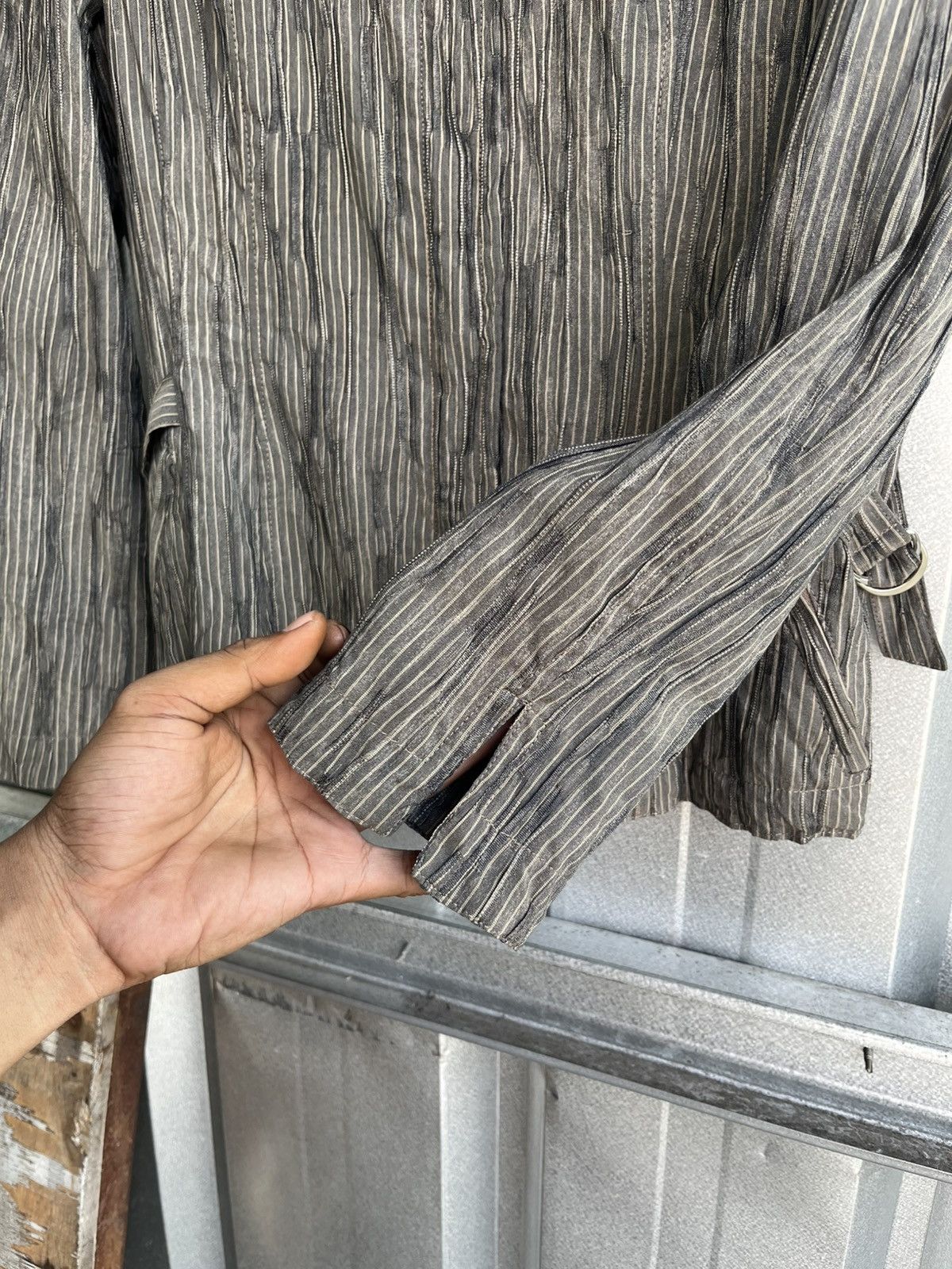 Issey Miyake carente pleated jacket /yohji/pleatsplease/cdg/prada/ Size M / US 6-8 / IT 42-44 - 5 Thumbnail