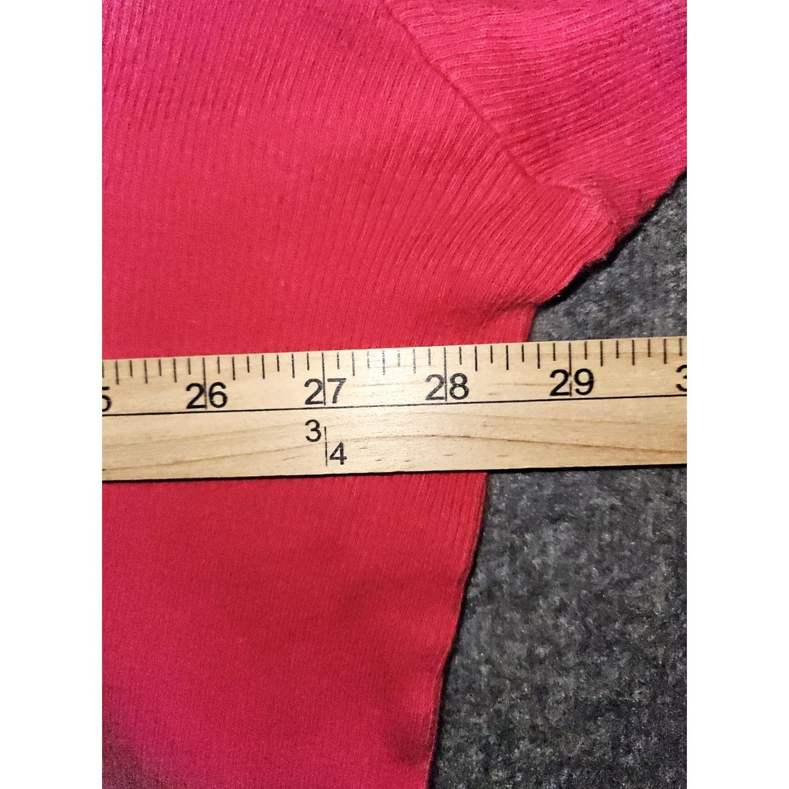 Vintage VINTAGE Polo Sport Shirt Women's XXL Red Short Sleeve Ribbed USA 90s Y2K Women's Top 2XL Red City Classic Designer USA Boys Girls Mens Womens Size XXL / US 16-18 / IT 52-54 - 3 Thumbnail