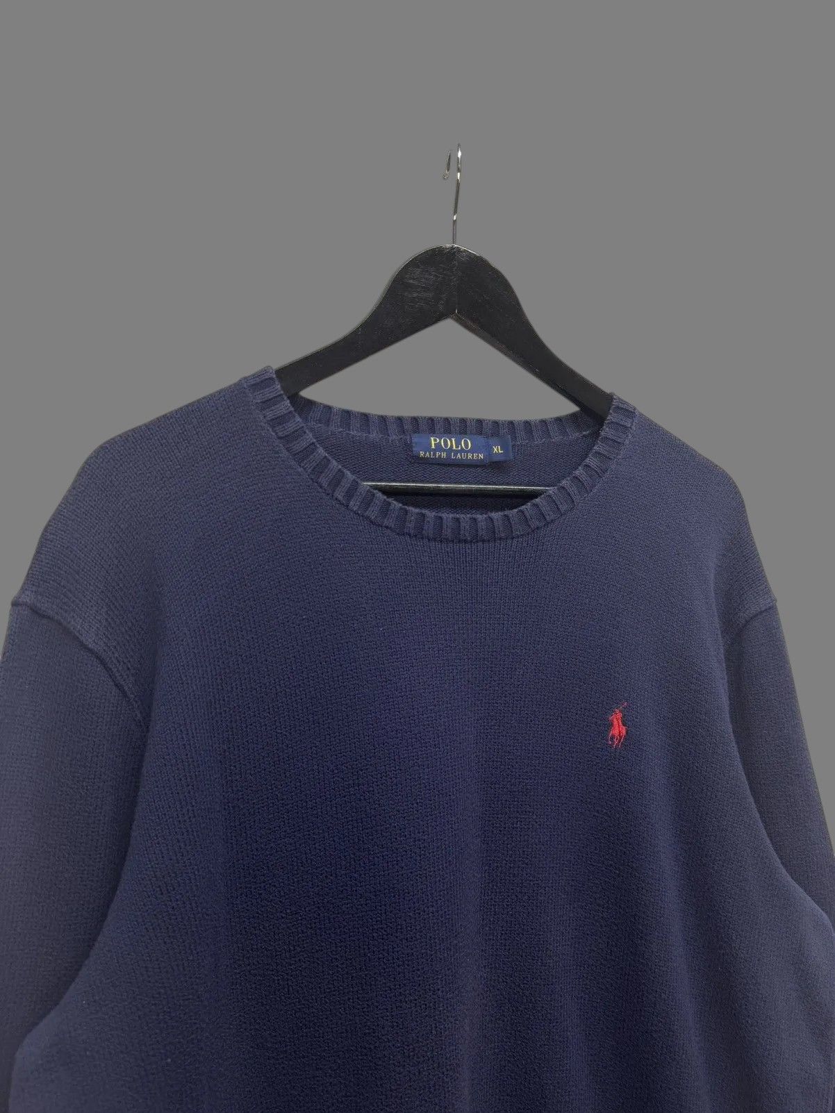 RRL Ralph Lauren Y2K Polo Ralph Lauren Vintage Sweater Navy RRL Sk8 Size US XL / EU 56 / 4 - 6 Thumbnail