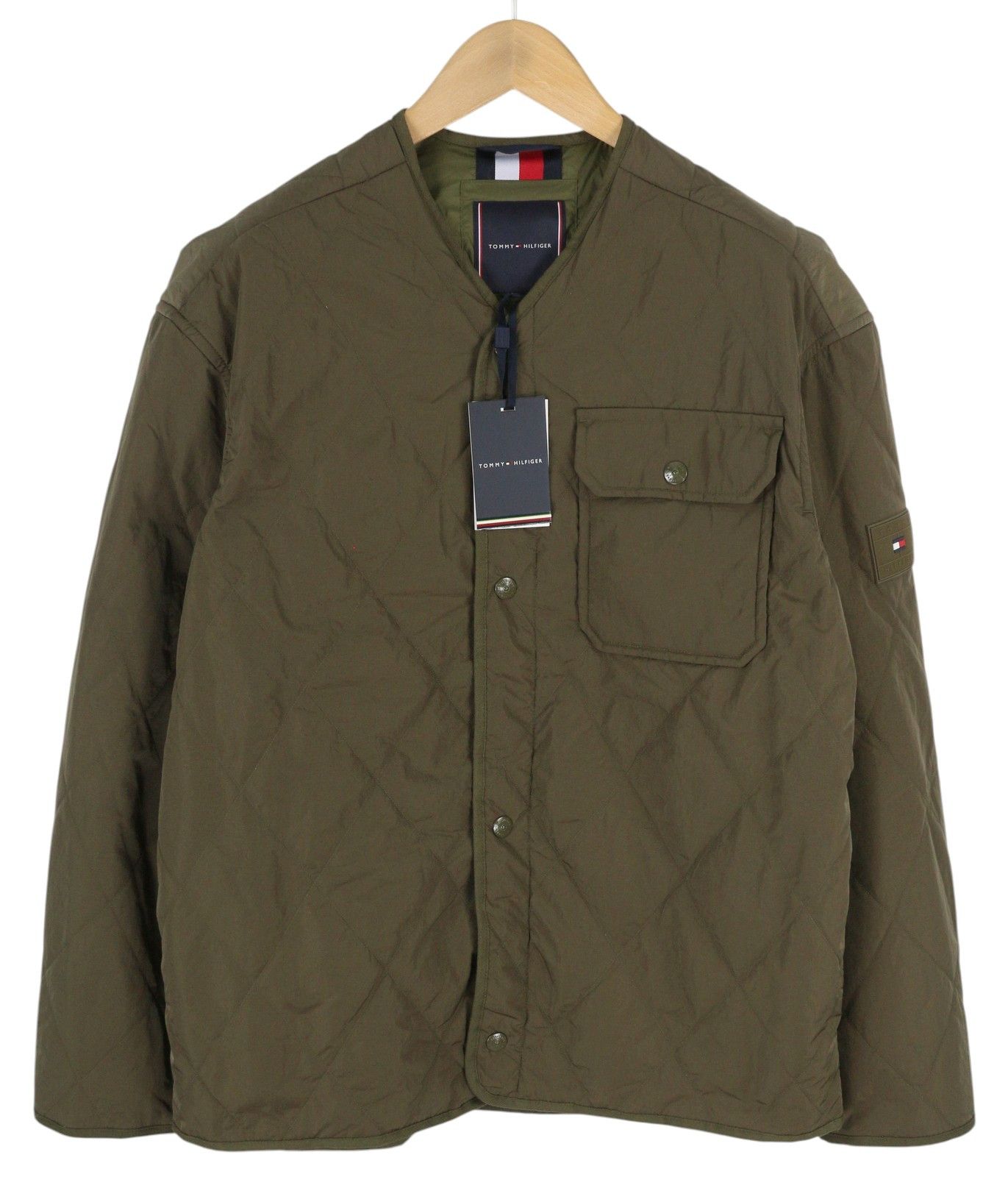 Tommy Hilfiger PACKABLE RECYCLED LINER M Khaki Green Padded Jacket 85621 Size US M / EU 48-50 / 2 - 1 Thumbnail
