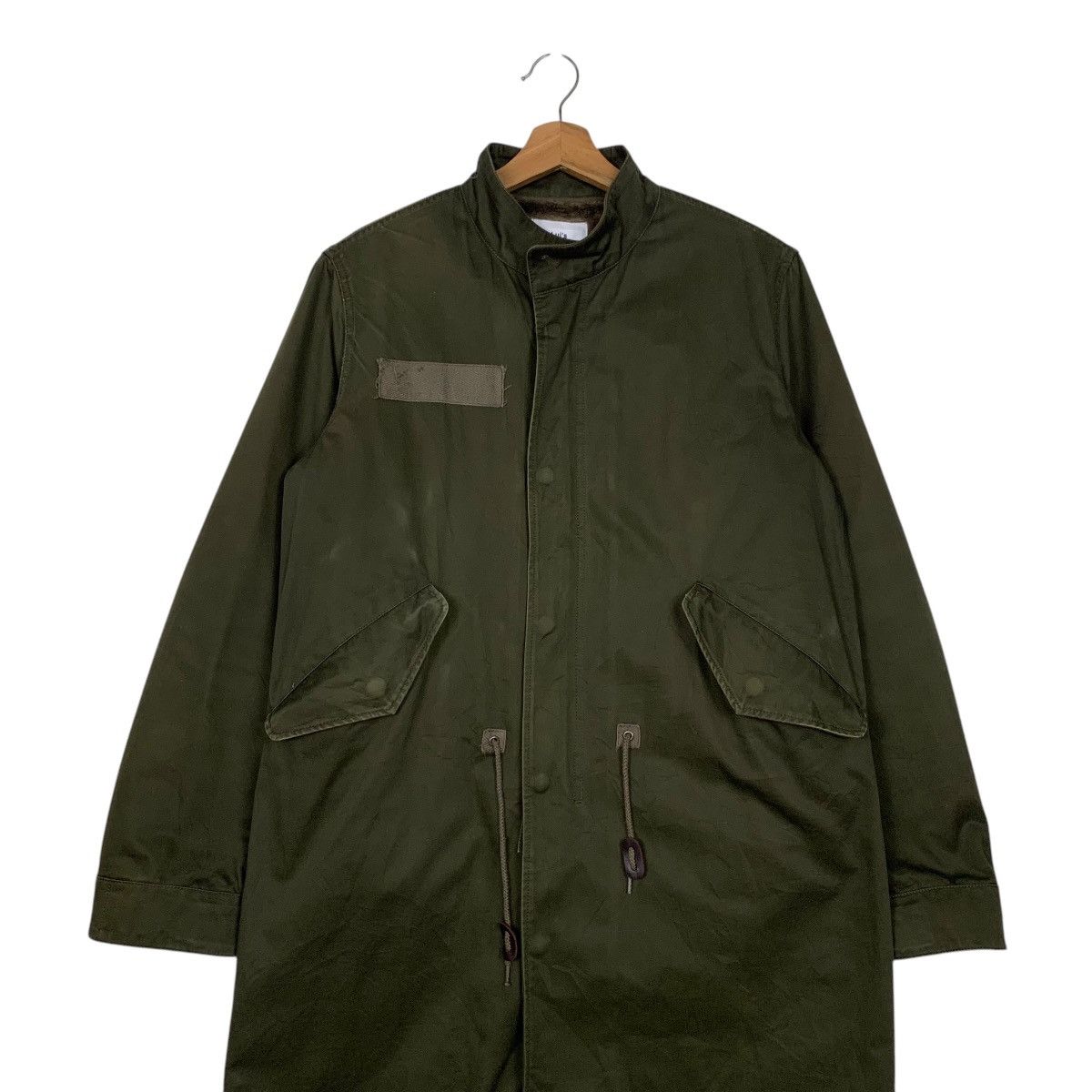 Lui's LUI’S Faux Fur Lined Olive Green Parka Jacket #2506-C113 Size US S / EU 44-46 / 1 - 3 Thumbnail
