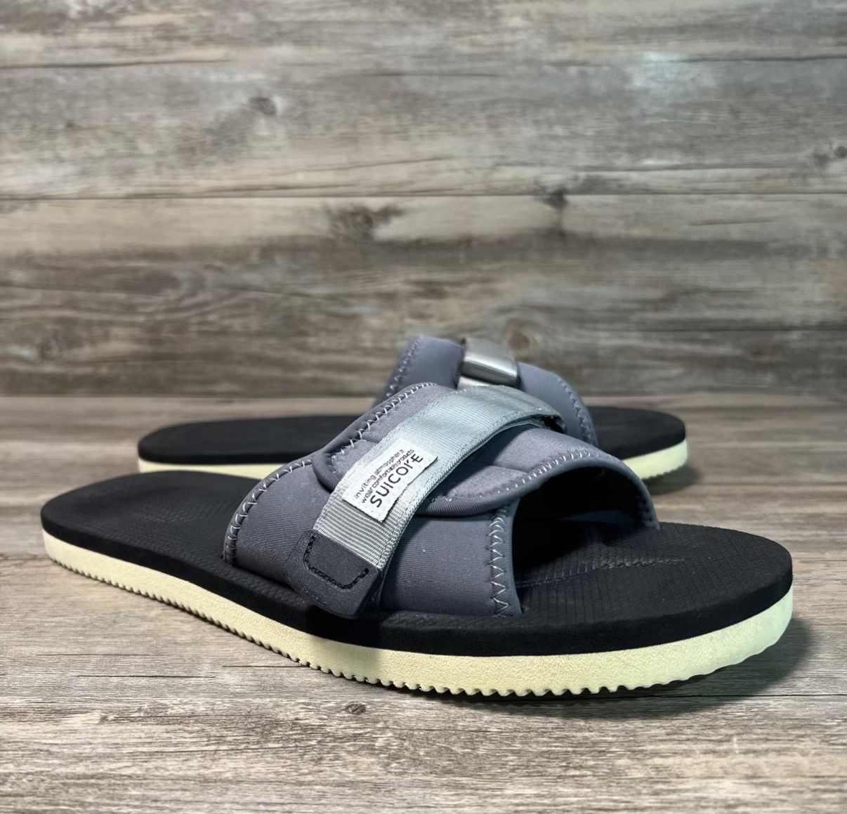Suicoke Suicoke PADRI Fashion Sandals for Men in Gray Size US 9.5 / EU 42-43 - 2 Thumbnail