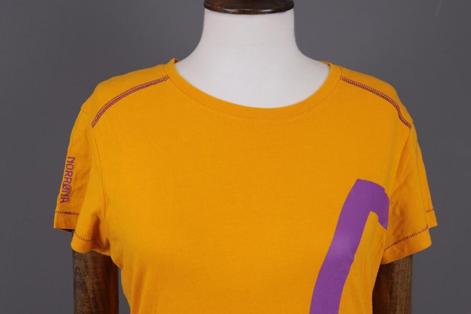 Norrona Norrona Orange Big Logo Top Base Layer T-Shirt Size M Size M / US 6-8 / IT 42-44 - 2 Thumbnail