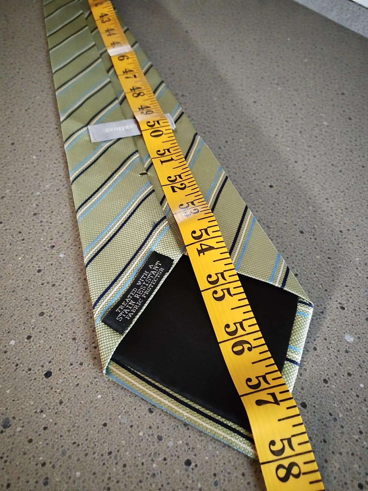Other Geoffrey Beene 100% Silk Striped Tie Size ONE SIZE - 6 Thumbnail