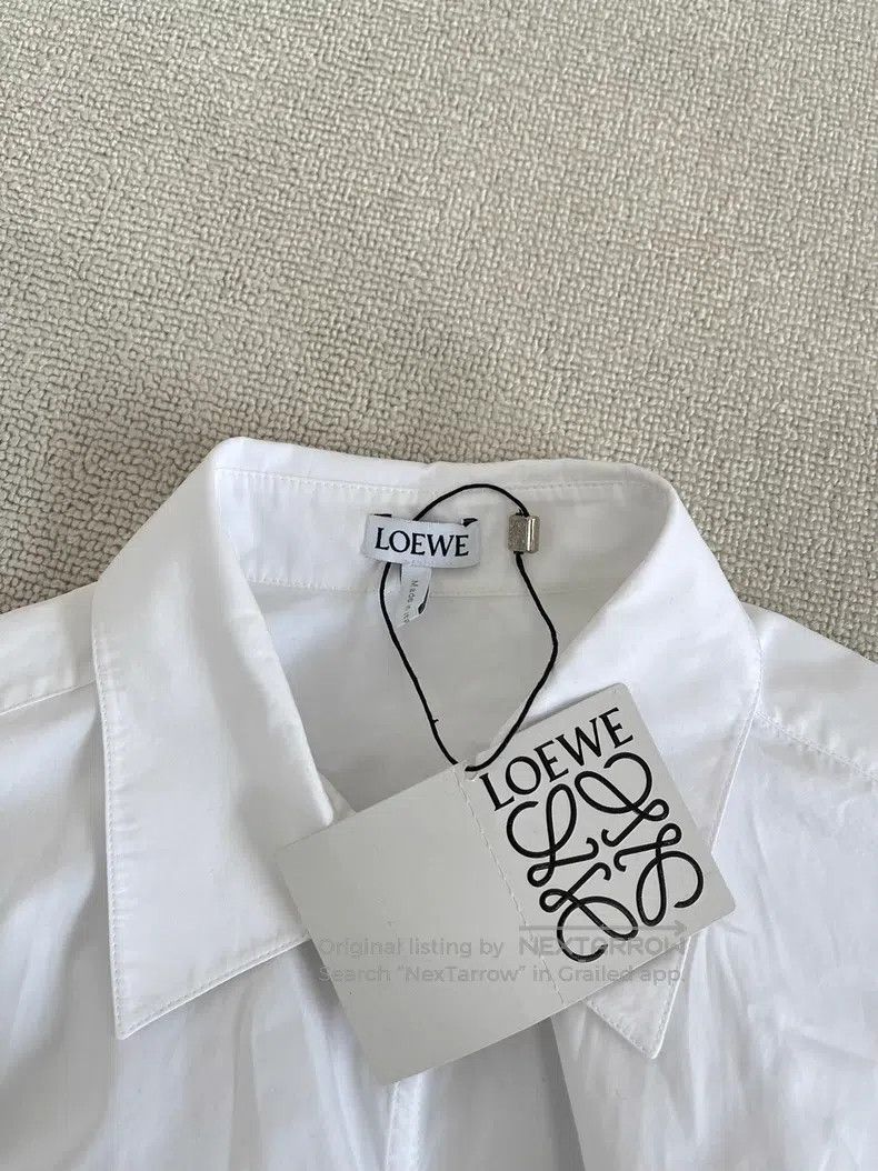 Loewe Loewe SS25 Women's Fashion Show Series Solid Color V-neck Size XS / US 0-2 / IT 36-38 - 2 Thumbnail