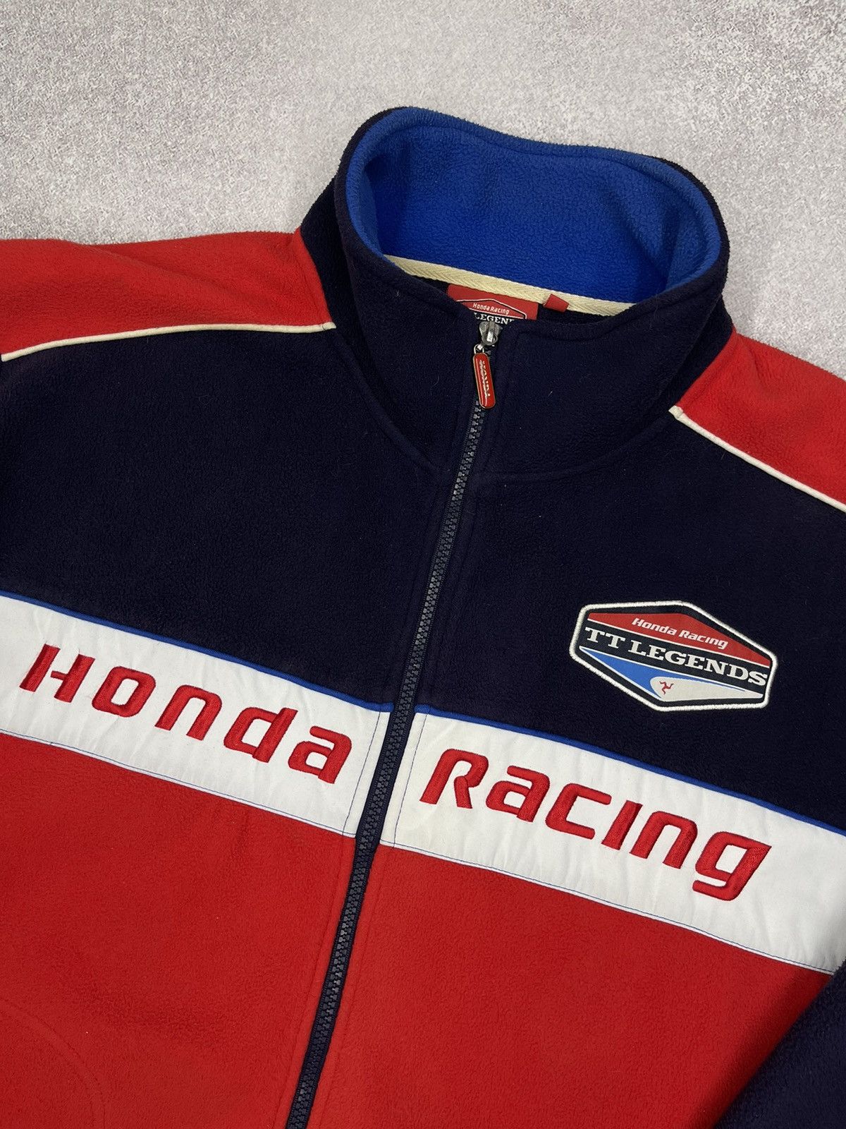 Honda Vintage Honda Racing TT Legends Fleece Jacket Motul F1 Size US XL / EU 56 / 4 - 5 Thumbnail