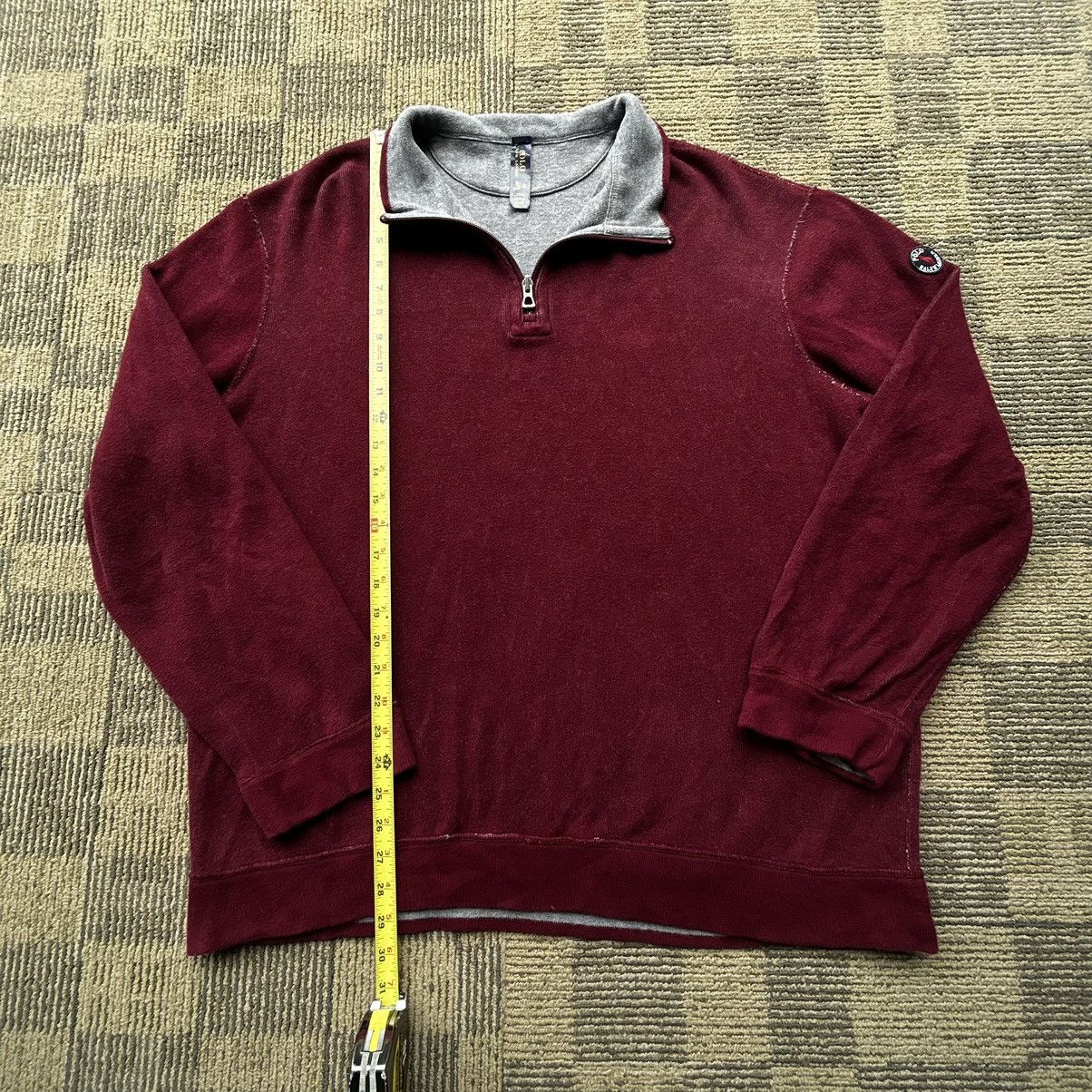Polo Ralph Lauren Polo Ralph Lauren Vtg Burgundy/Grey Reversible Quarter-Zip Size US XL / EU 56 / 4 - 4 Thumbnail