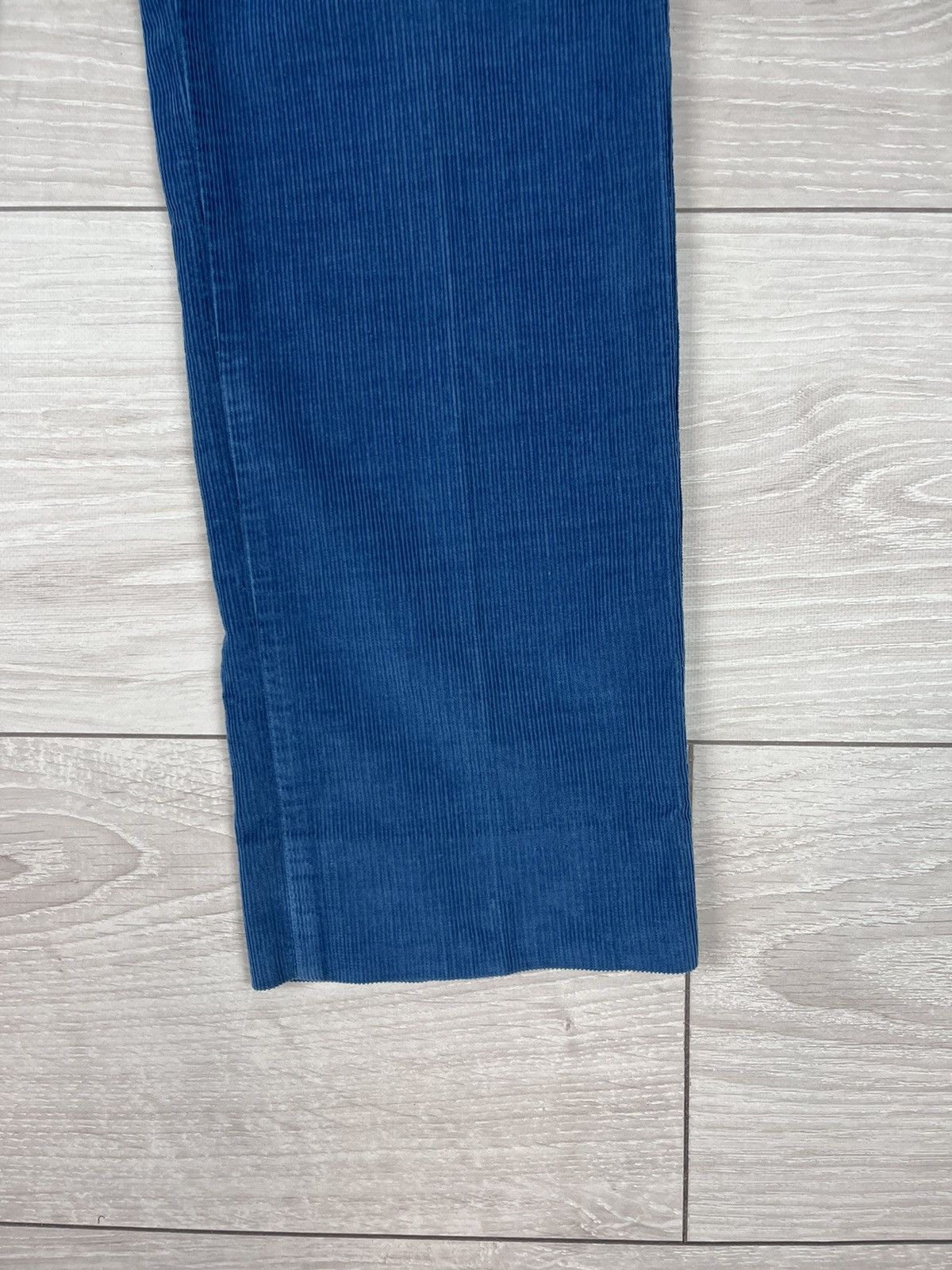 Polo Ralph Lauren Polo Ralph Lauren European Tailoring Blue Corduroy Pants Size US 31 - 2 Thumbnail