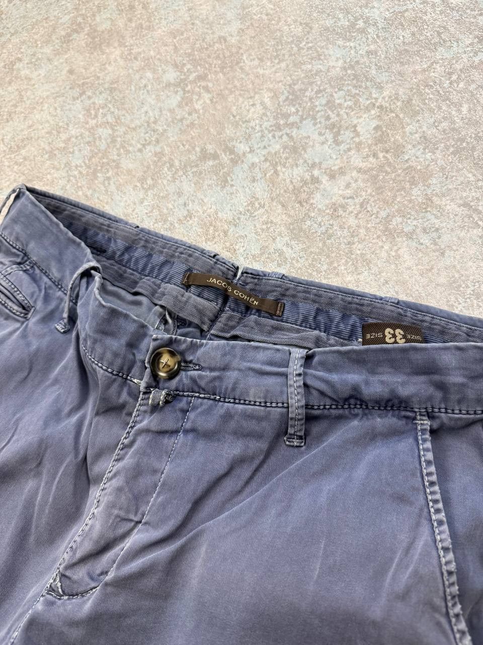Jacob Cohen Jacob Cohen Chino Pants Slim Fit Dark Blue Size US 33 - 4 Thumbnail