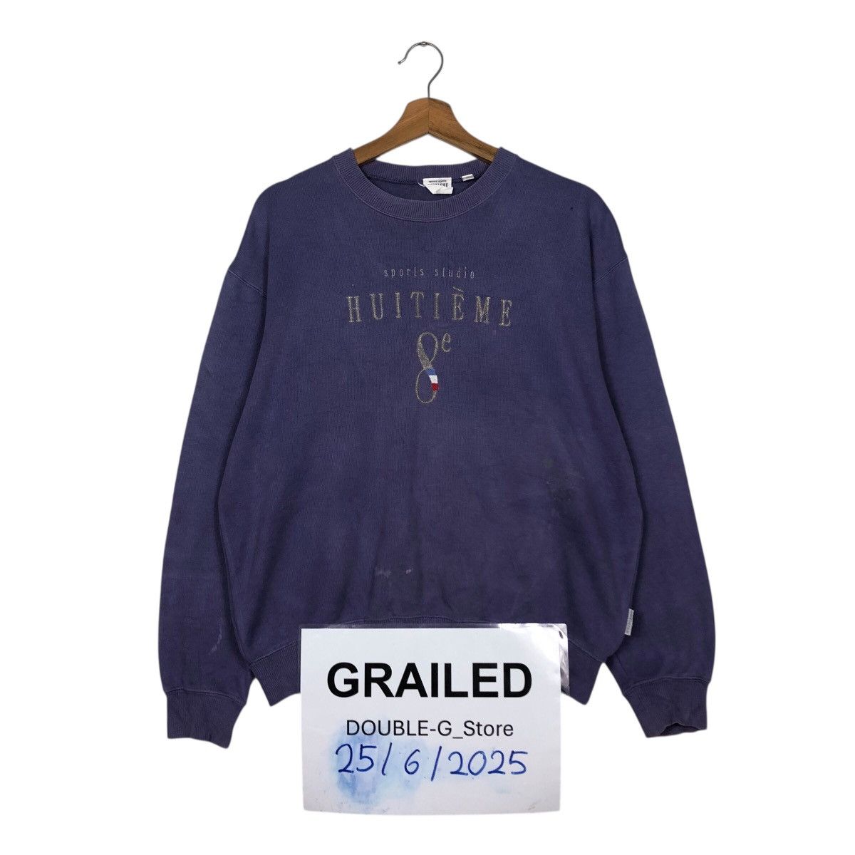 📌Vintage Sweatshirt Sports Studio Huitieme 8e Descente Japan