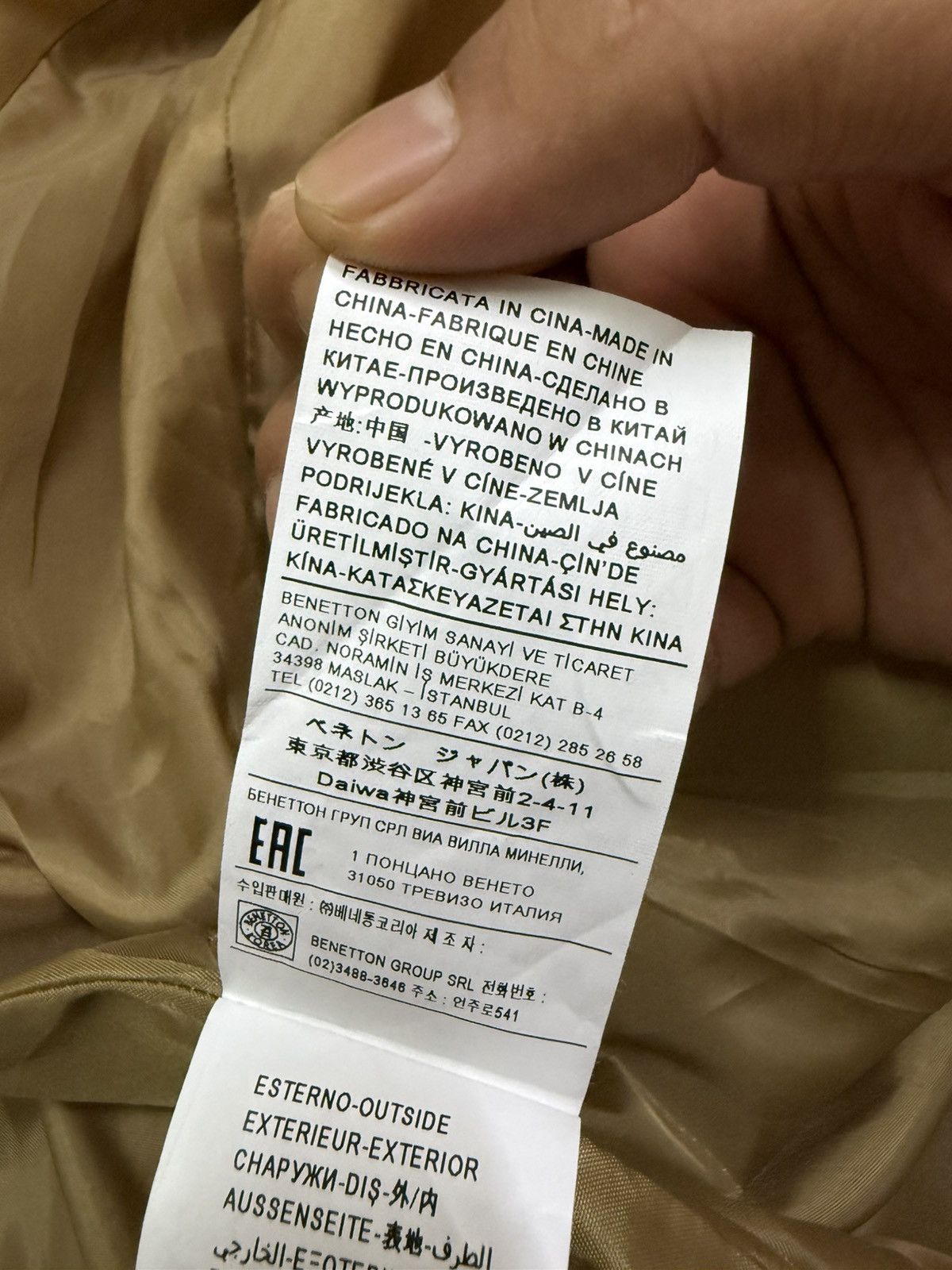 United Colors Of Benetton United Colors of Benetton Long Coat Wool Jacket Size US S / EU 44-46 / 1 - 10 Thumbnail