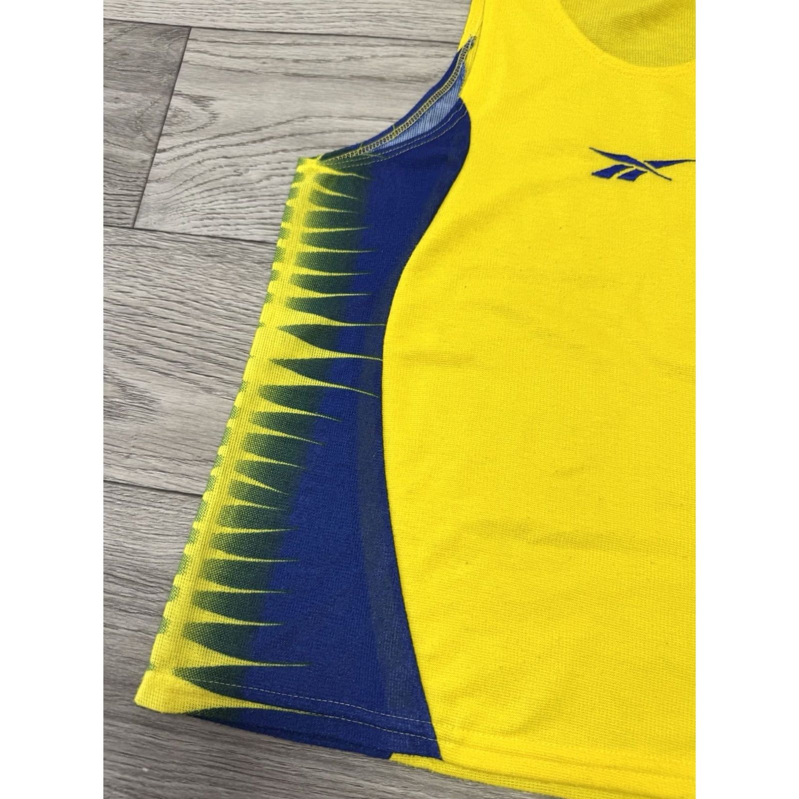 Reebok VINTAGE Reebok Tank Unisex Adults Running Jersey 80s M Yellow Size US M / EU 48-50 / 2 - 7 Thumbnail