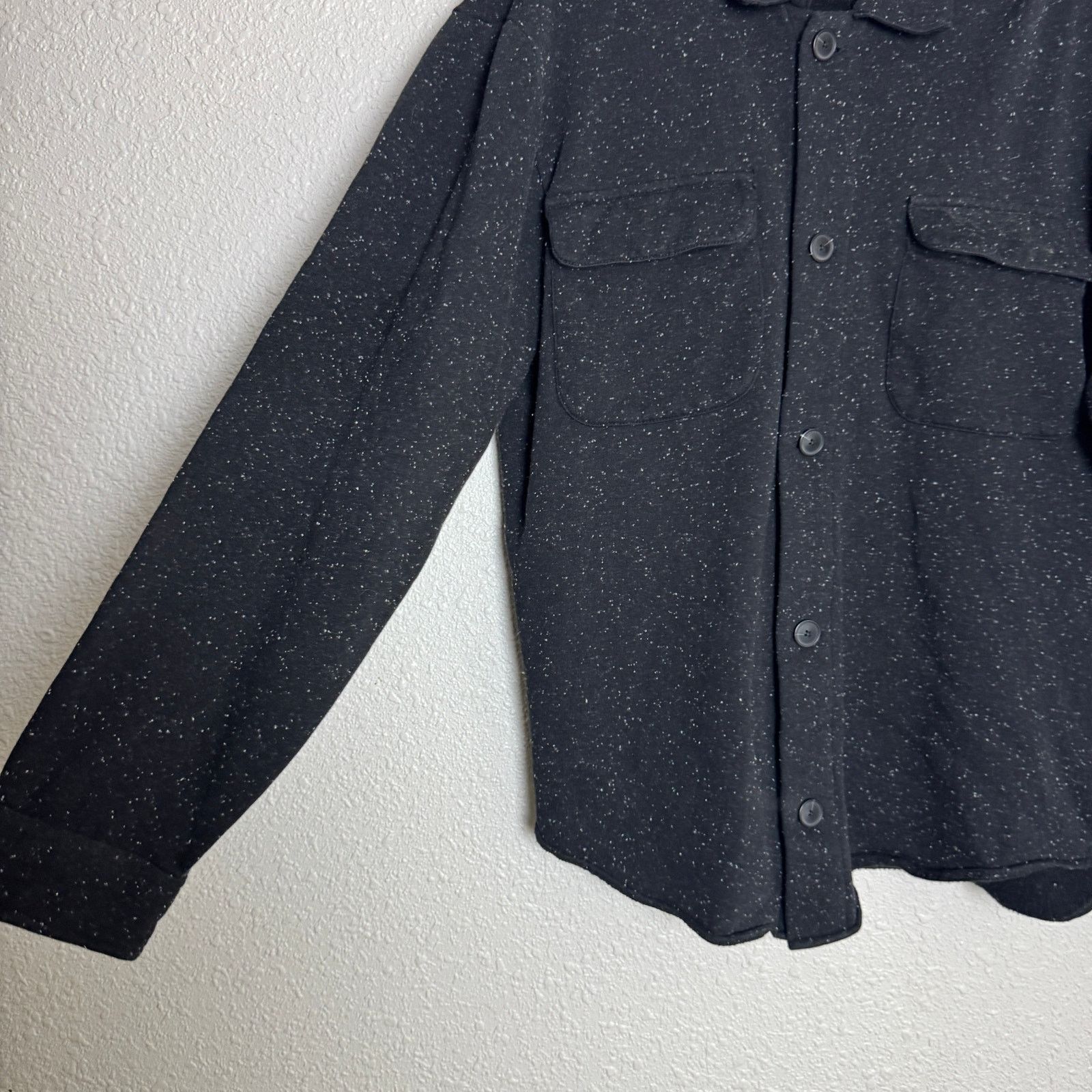 Bonobos Bonobos Men’s Slim Fit Black Speckled Shirt Jacket – Size L Size US L / EU 52-54 / 3 - 2 Thumbnail