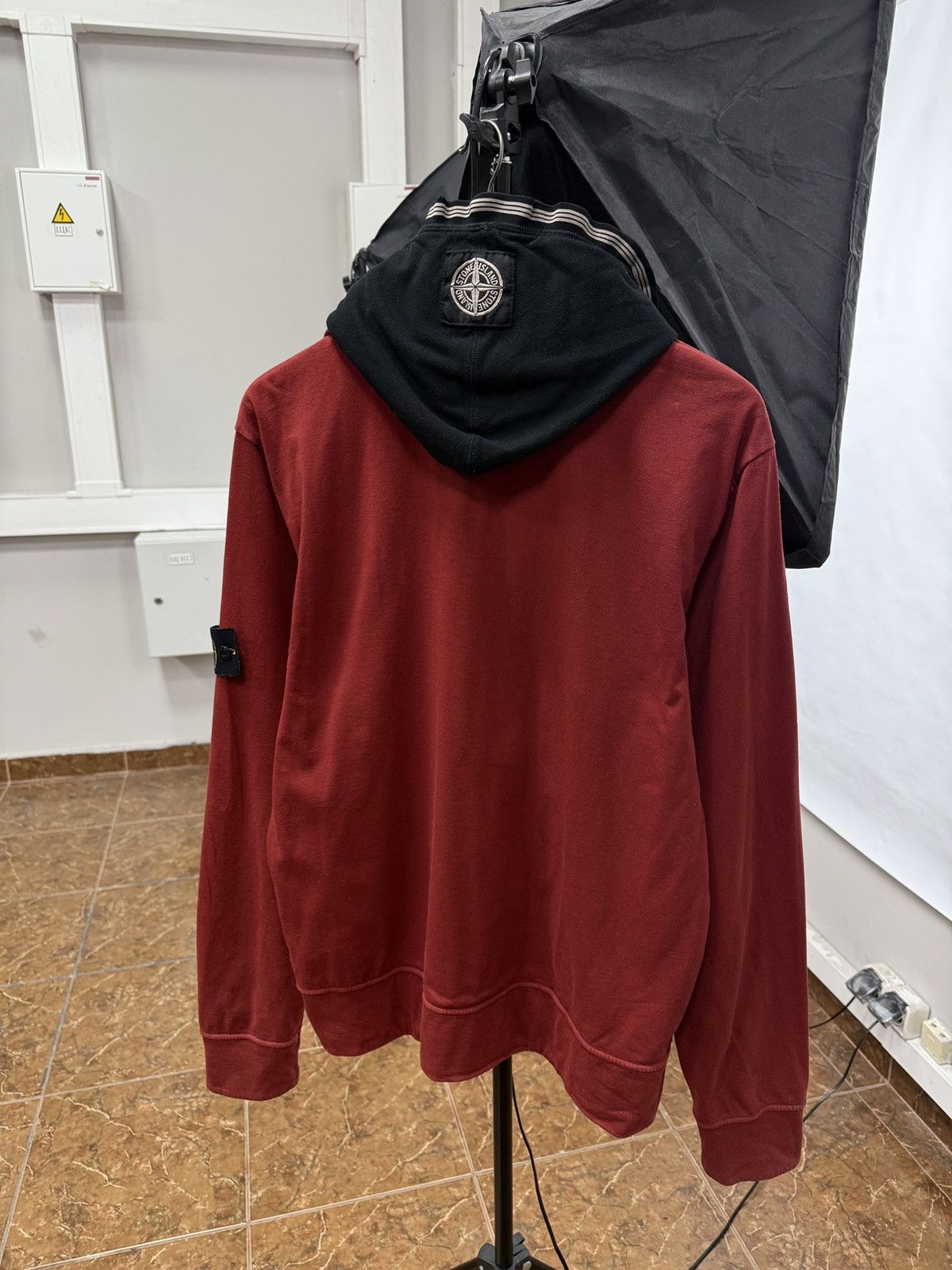 Stone Island 🇮🇹 Vintage 90s Stone Island Archive Layered Hooded Jacket Size US XL / EU 56 / 4 - 2 Thumbnail